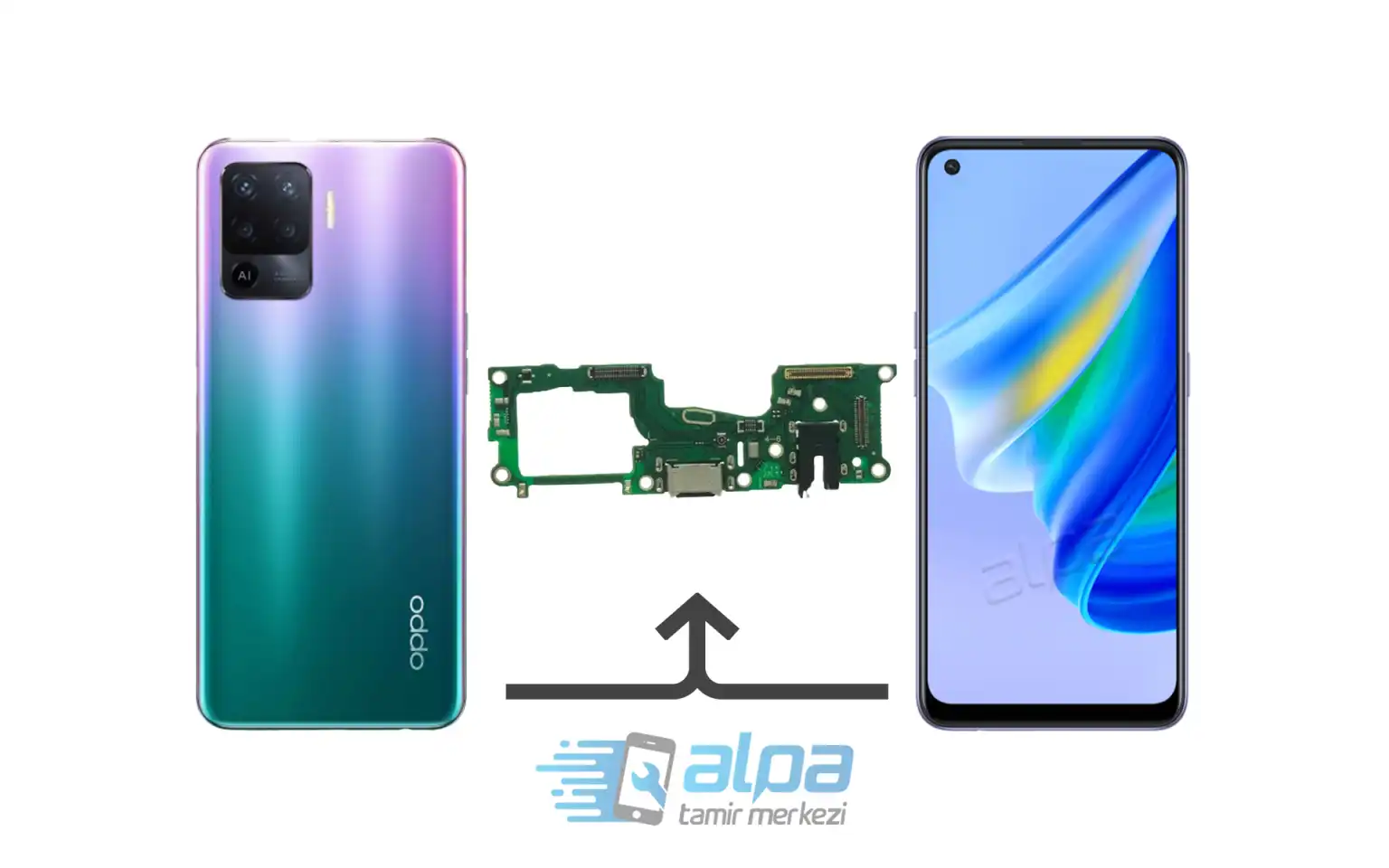 Oppo Reno 6 Lite Şarj Soketi Değişimi Fiyatı ALPA Tamir Merkezi