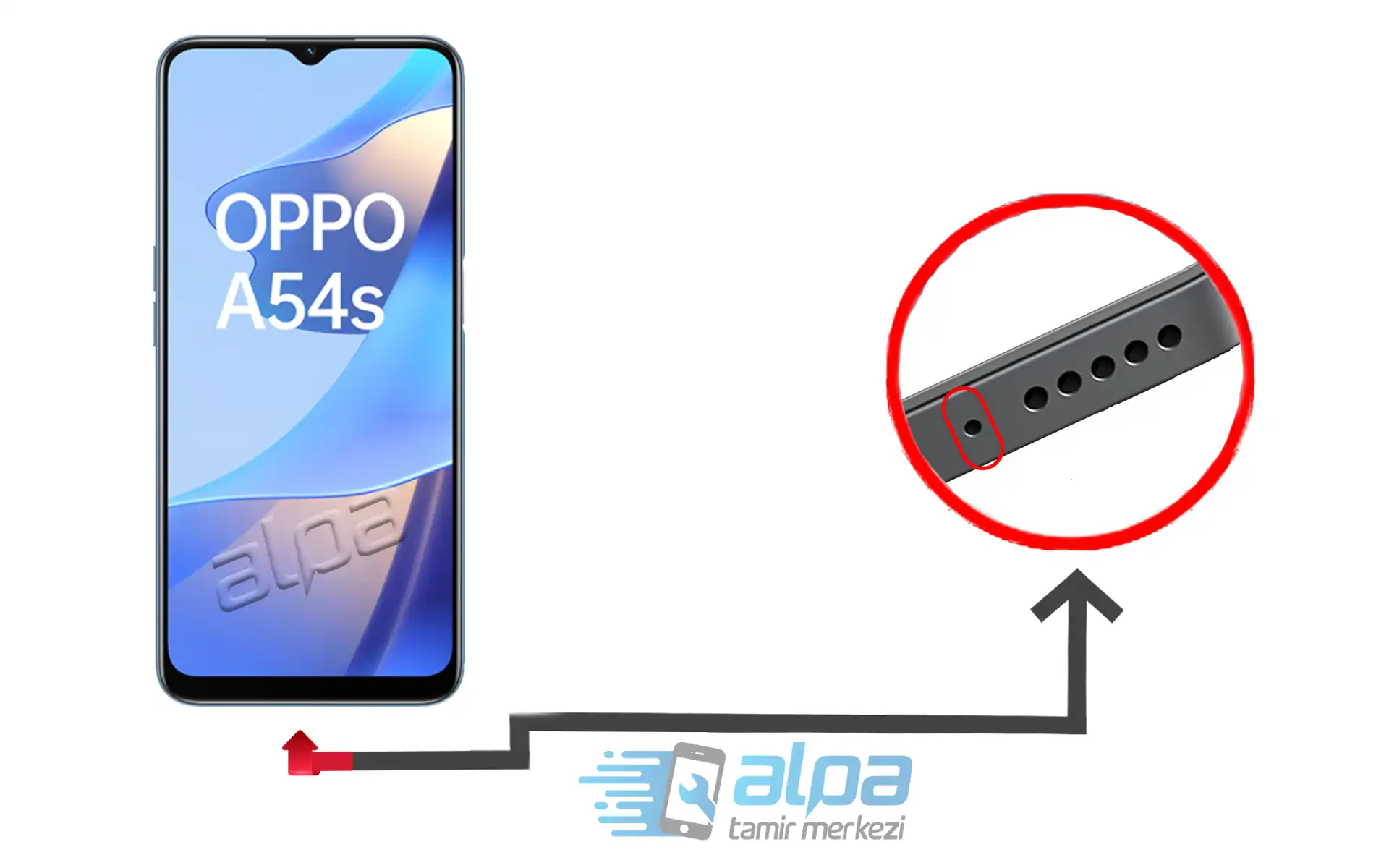 Oppo A54s Mikrofon Değişimi Fiyatı