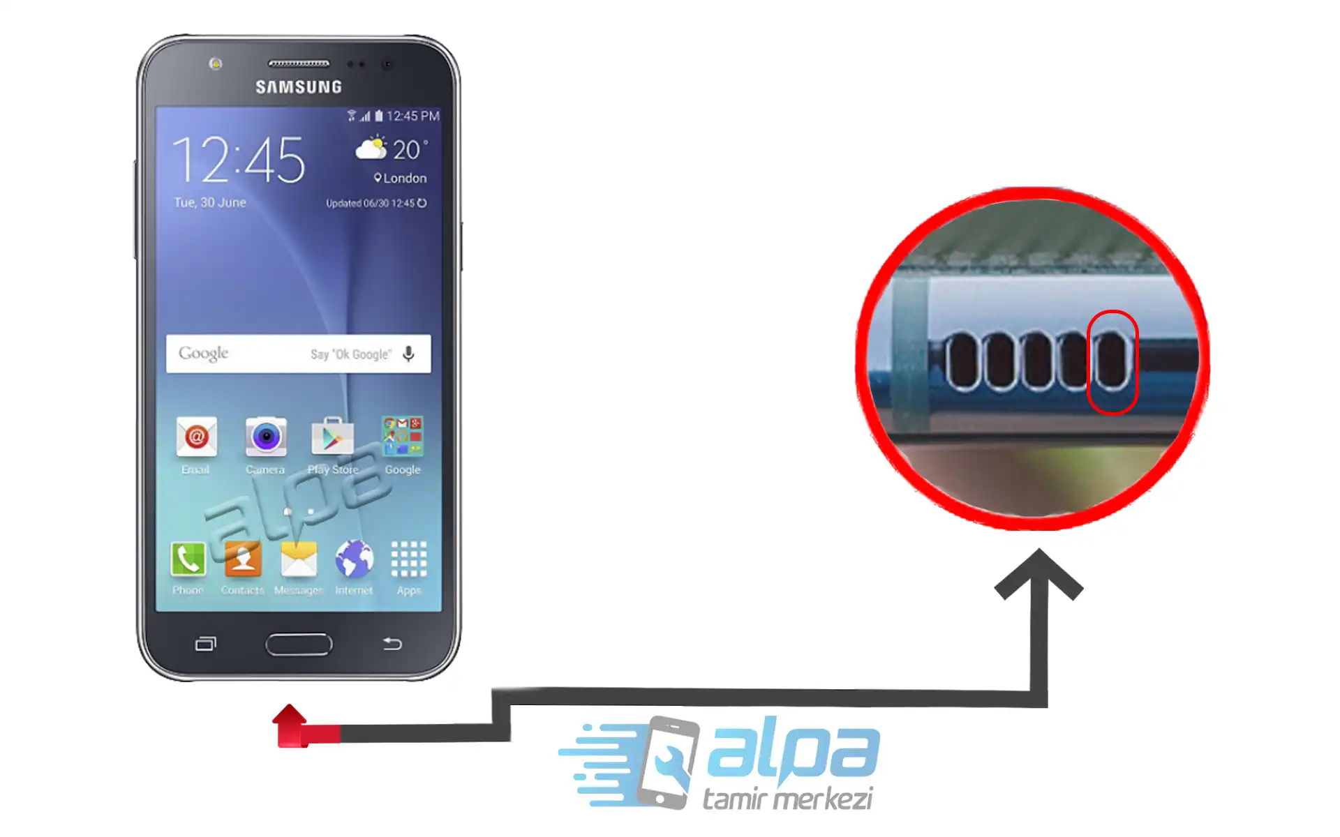 Samsung Galaxy J5 Mikrofon Değişimi Fiyatı