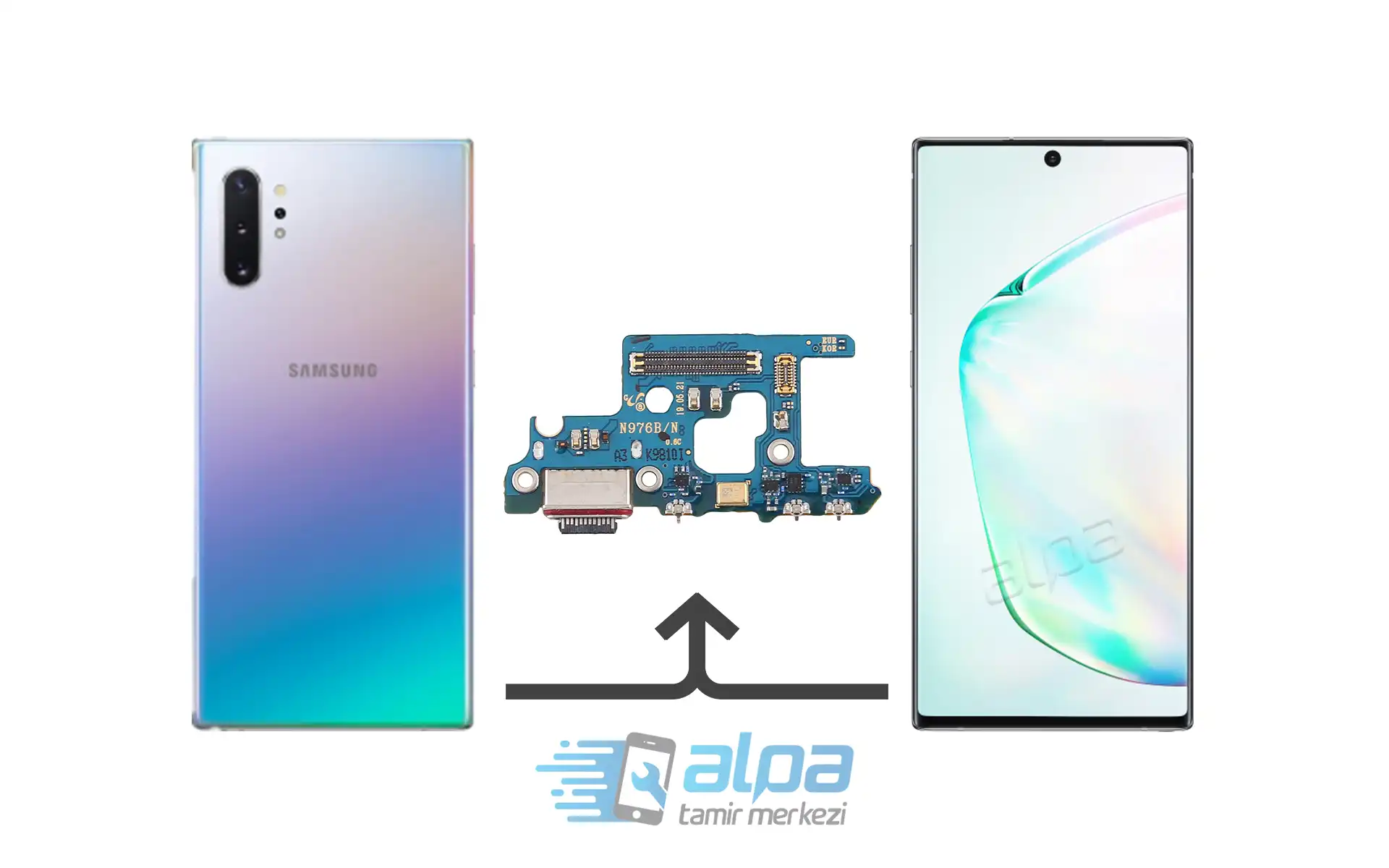 Samsung Galaxy Note 10 Plus Şarj Soketi Değişimi Fiyatı