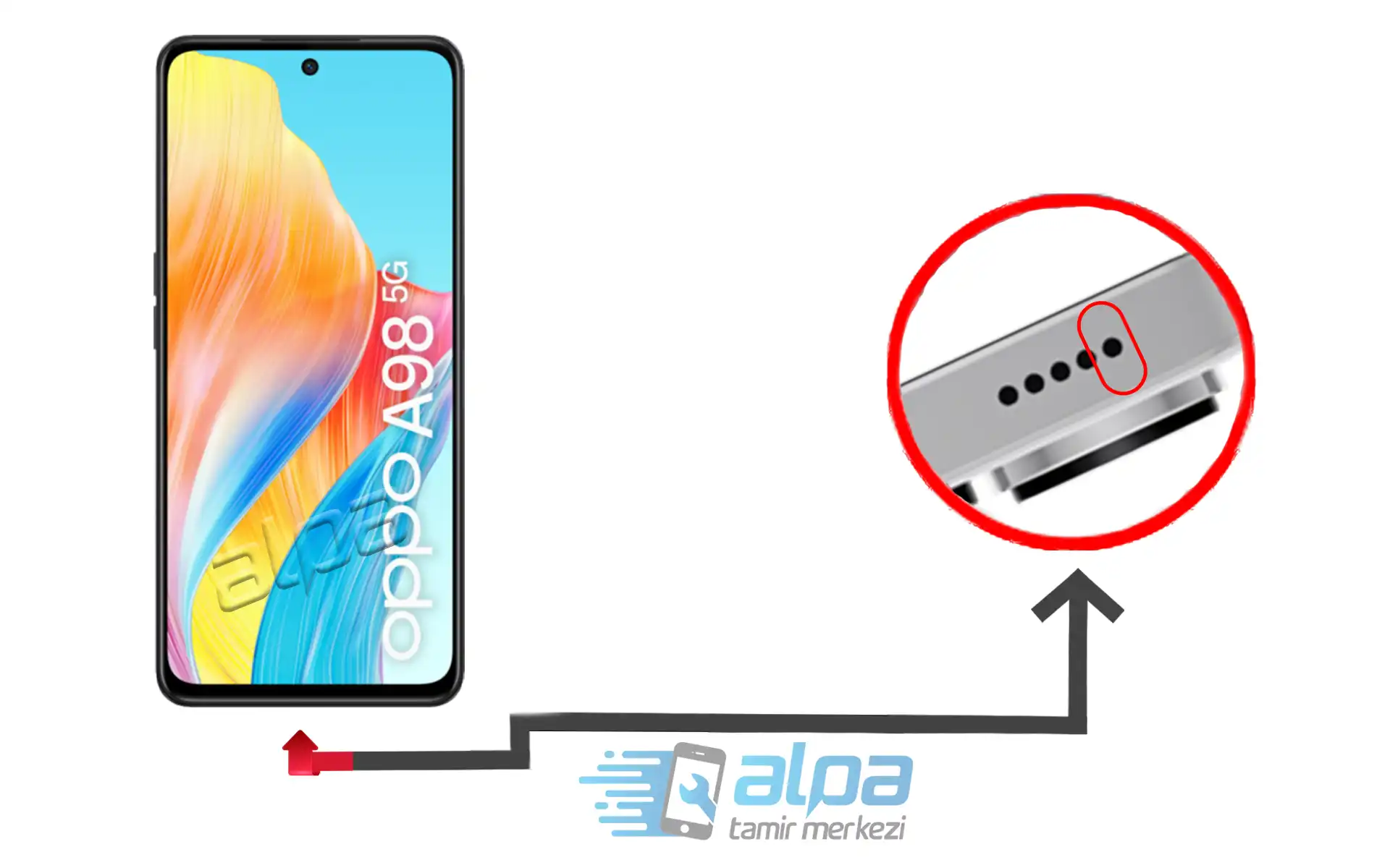 Oppo A98 5G Mikrofon Değişimi Fiyatı