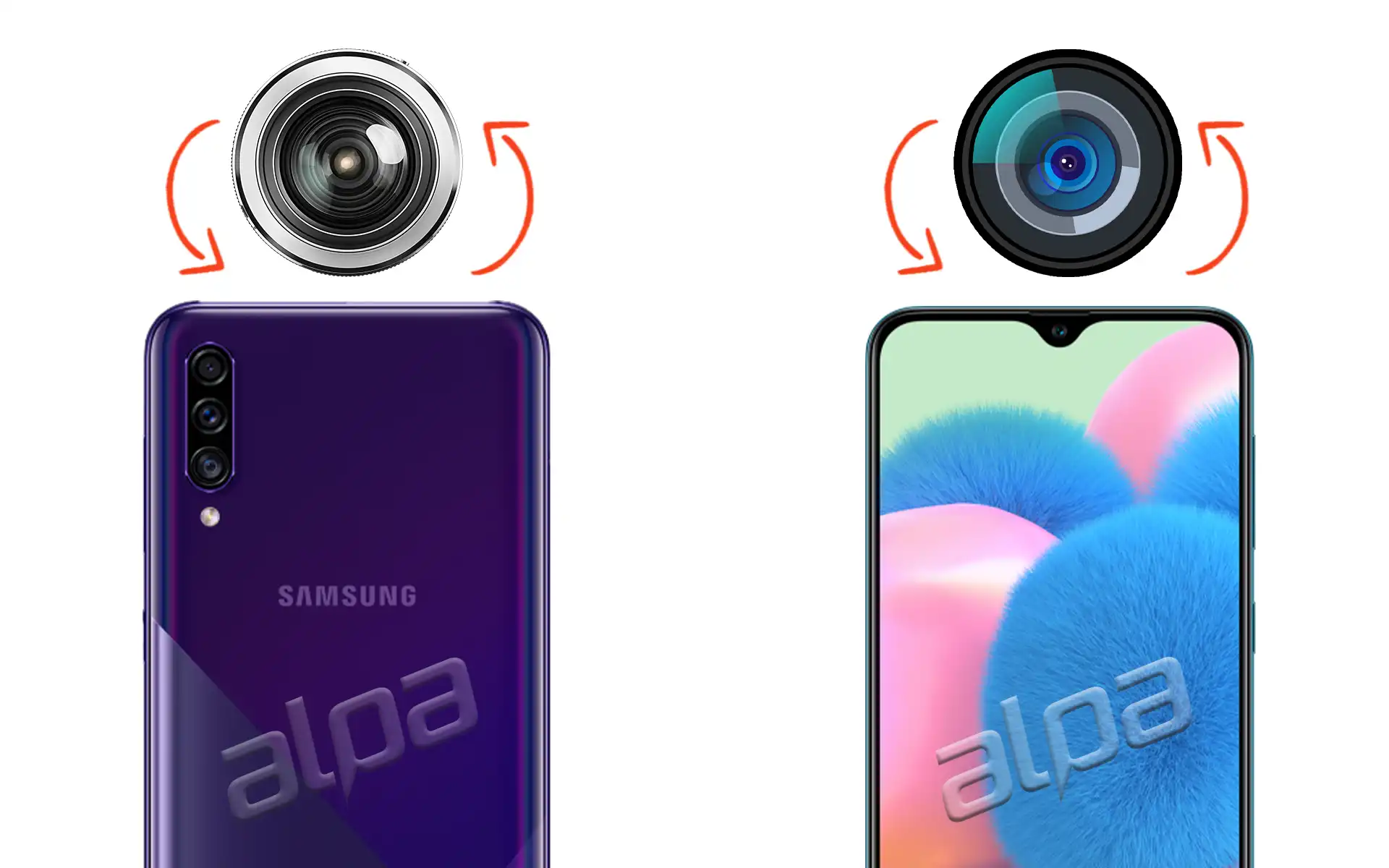 Samsung Galaxy A30s Ön, Arka Kamera Değişimi Fiyatı