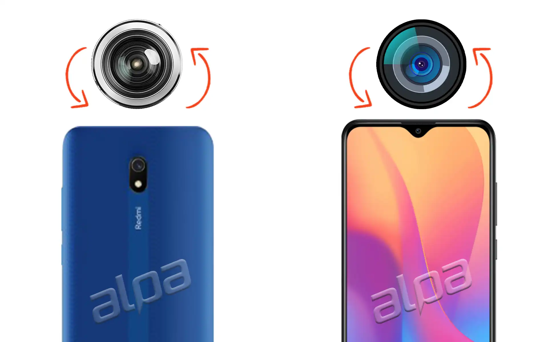 Redmi 8A Ön, Arka Kamera Değişimi Fiyatı