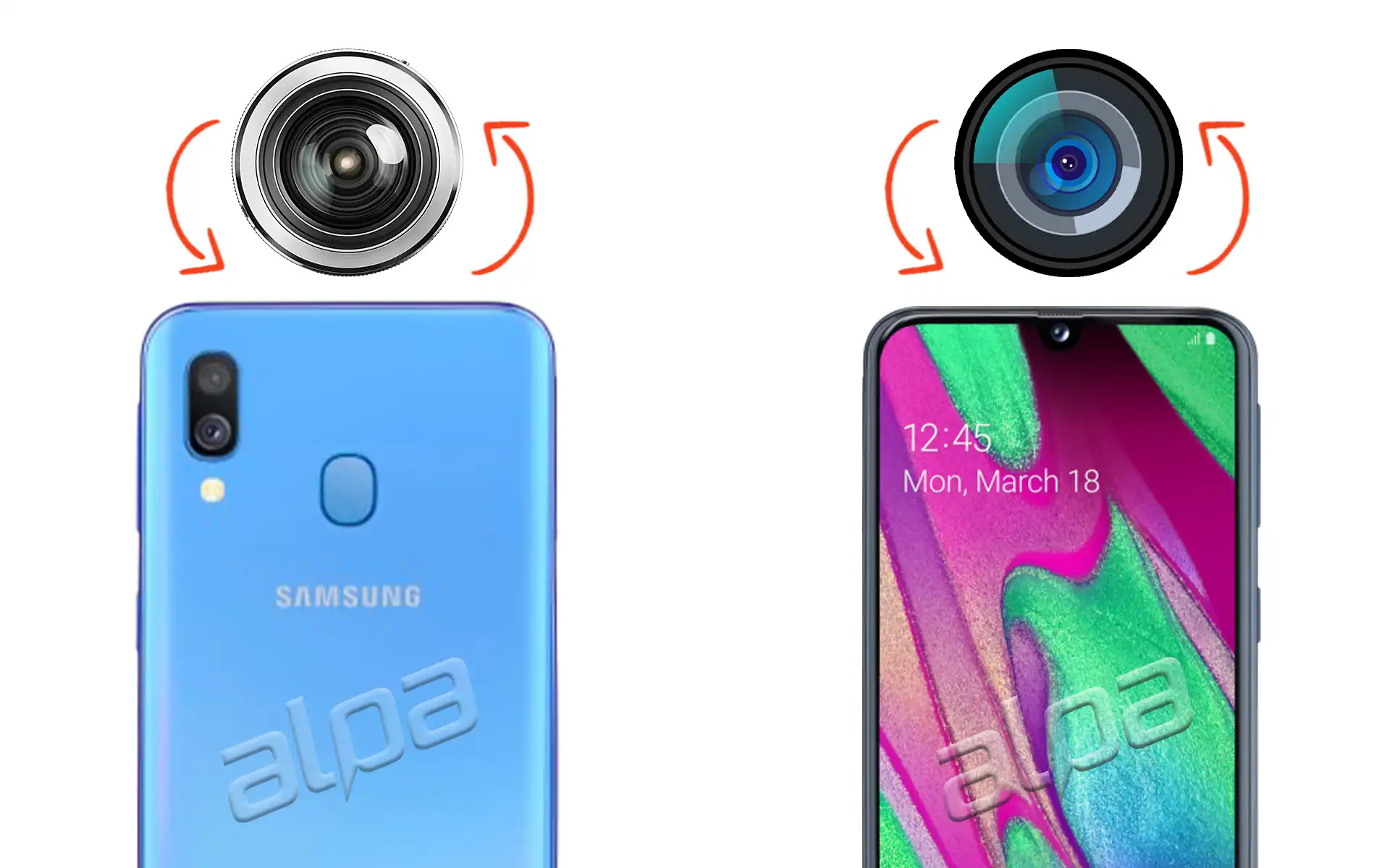 Samsung Galaxy A40 Ön, Arka Kamera Değişimi Fiyatı