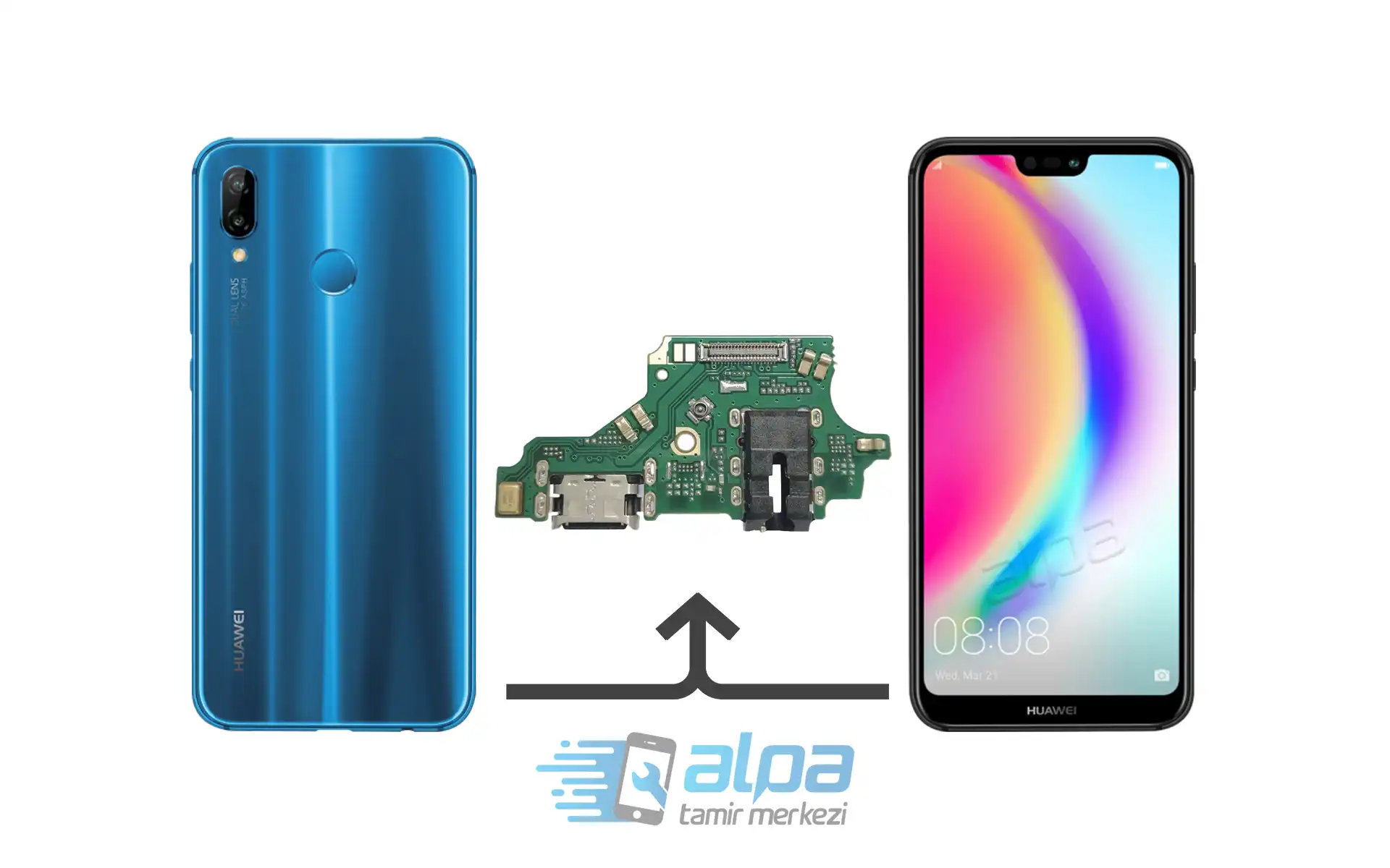 Huawei Nova 3E Şarj Soketi Değişimi Fiyatı