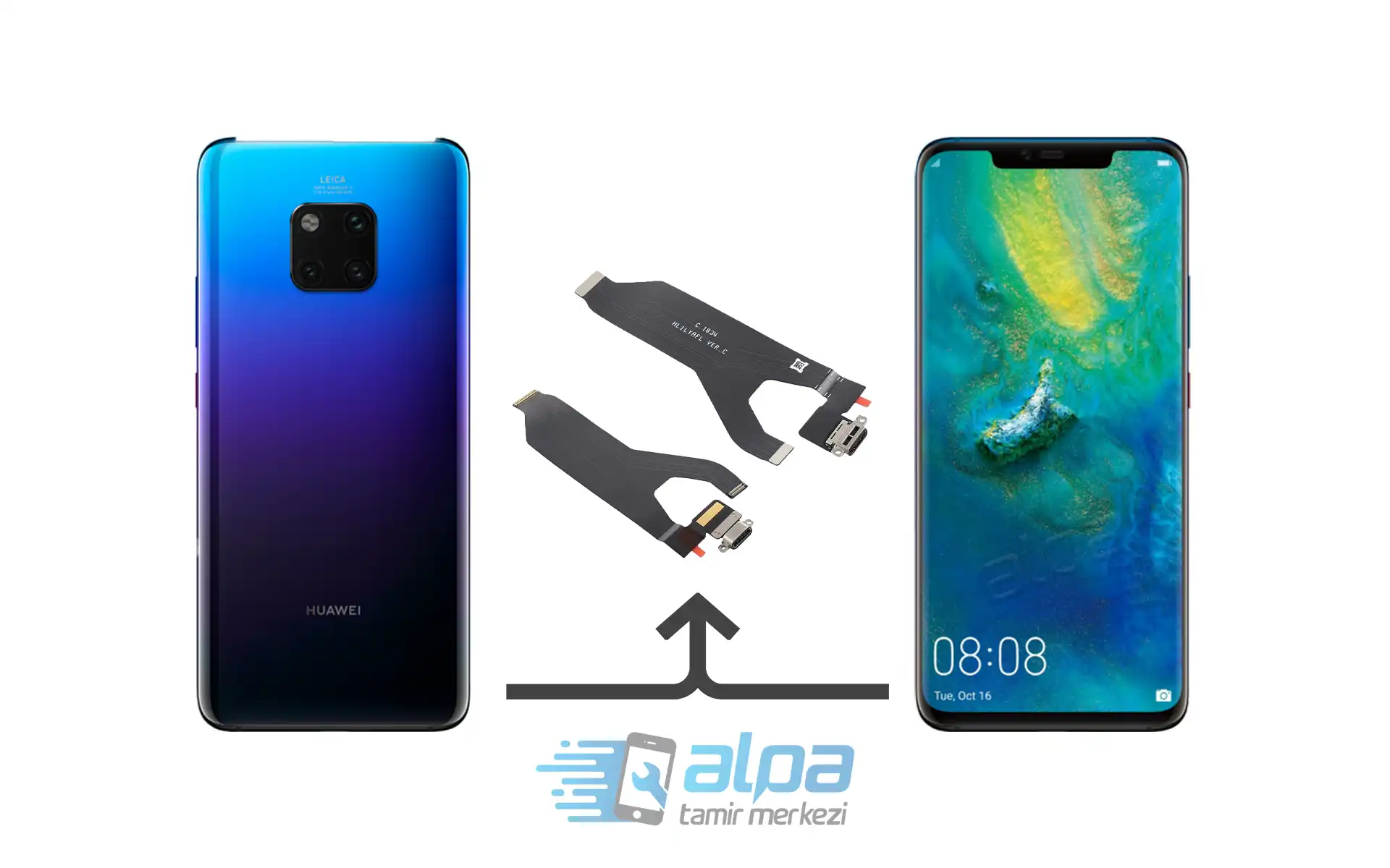 Huawei Mate 20 Pro Şarj Soketi Değişimi Fiyatı