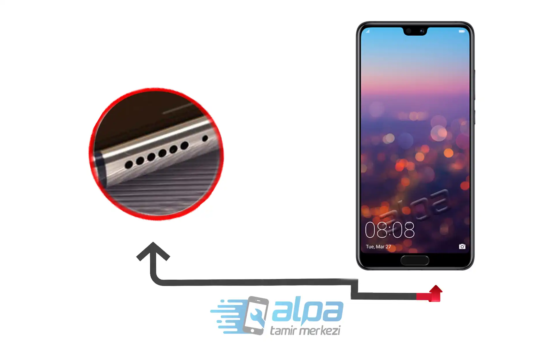 Huawei P20 Hoparlör Değişimi Fiyatı