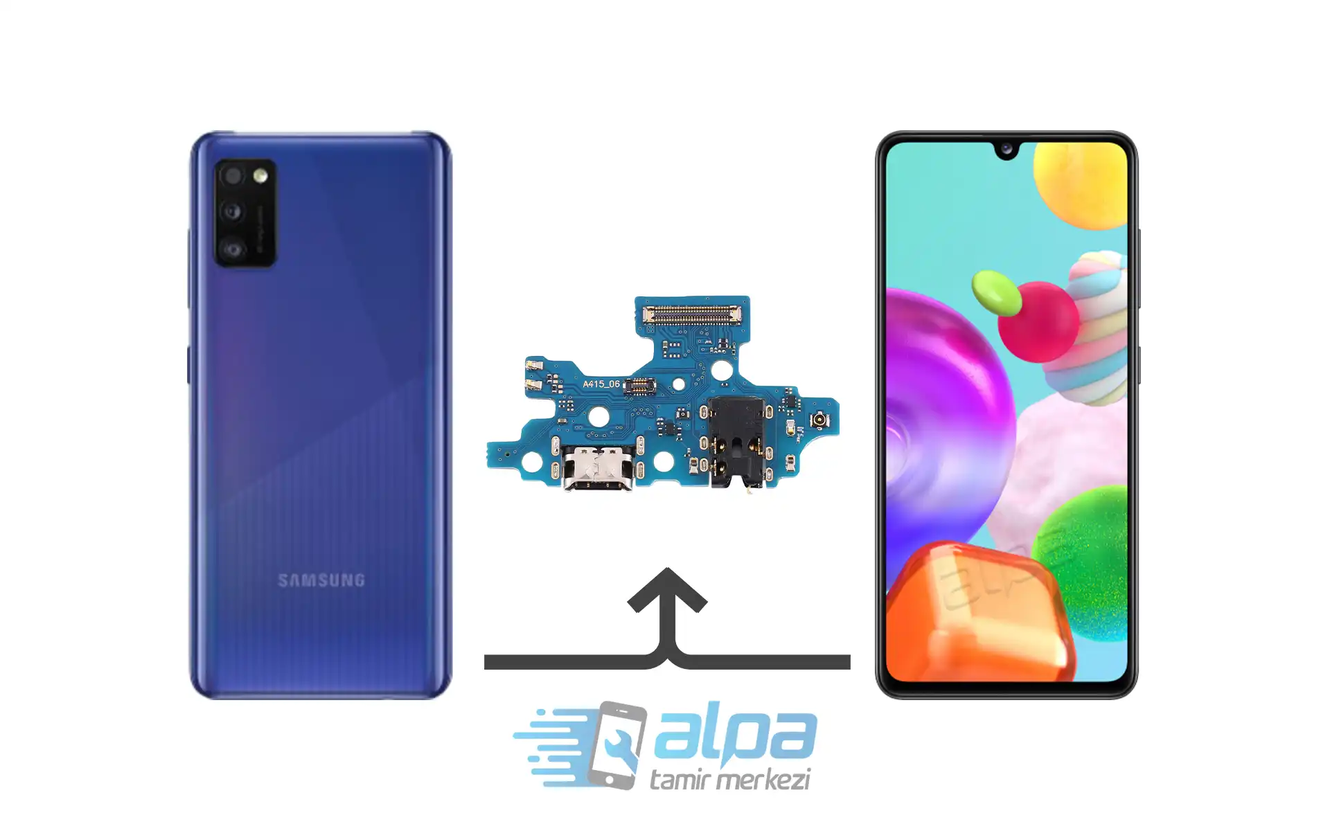 Samsung Galaxy A41 Şarj Soketi Değişimi Fiyatı