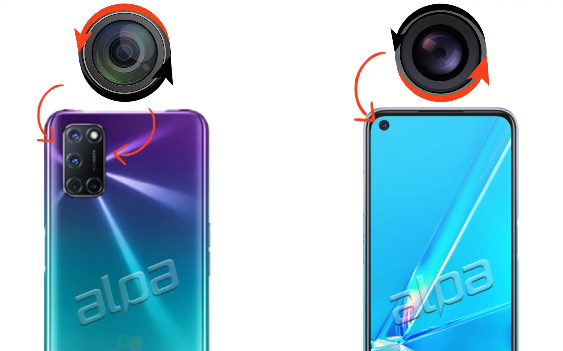 Oppo A72 Ön, Arka Kamera Değişimi Fiyatı