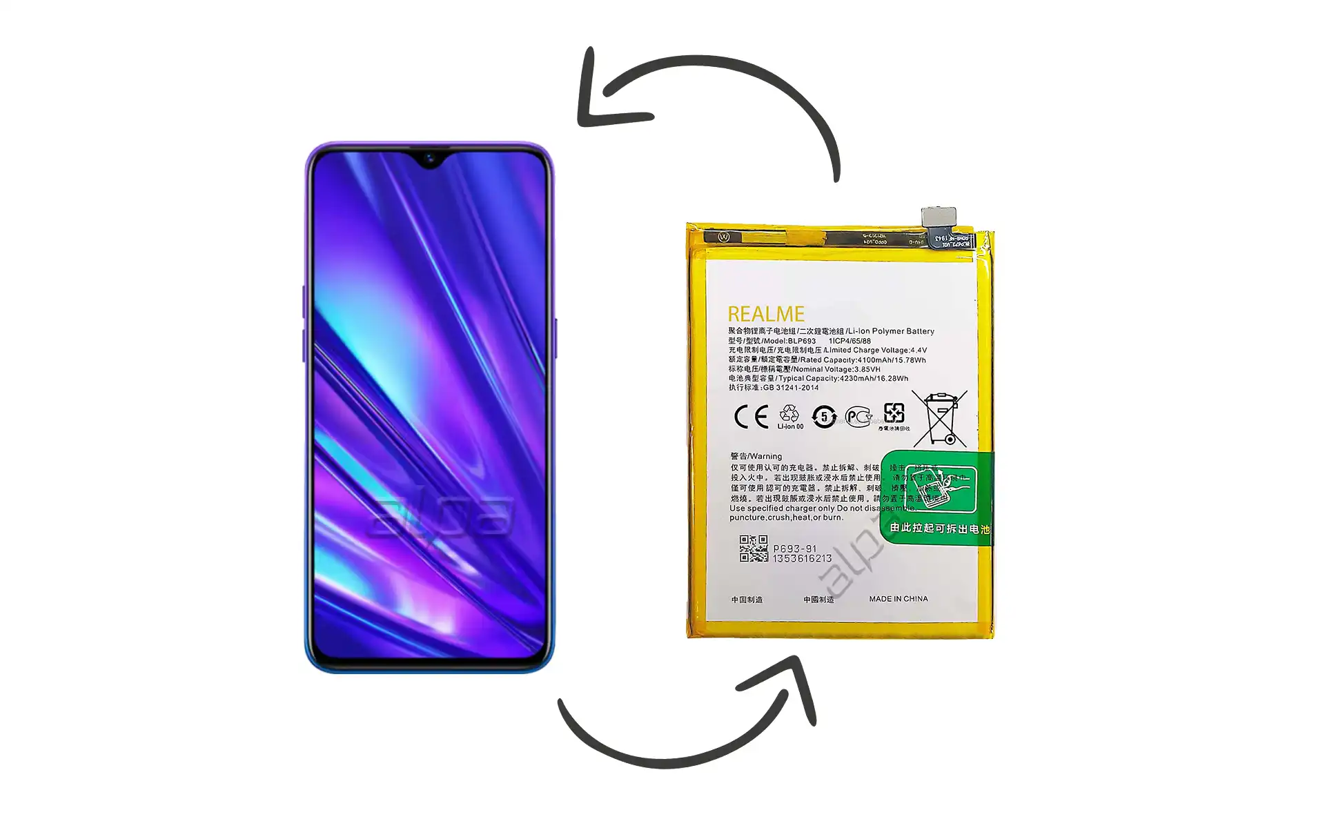 Realme 5 Pro Batarya Değişimi Fiyatı