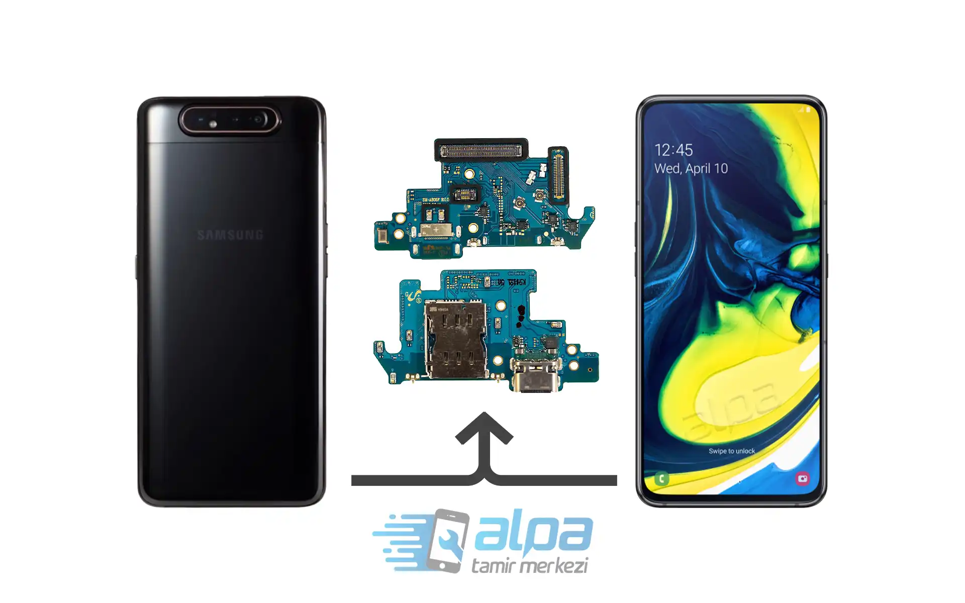 Samsung Galaxy A80 Şarj Soketi Değişimi Fiyatı