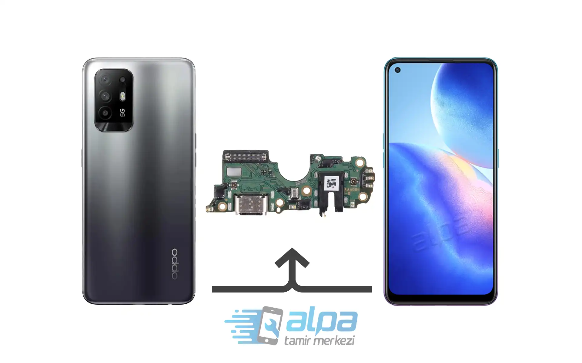 Oppo A94 5G Şarj Soketi Değişimi Fiyatı