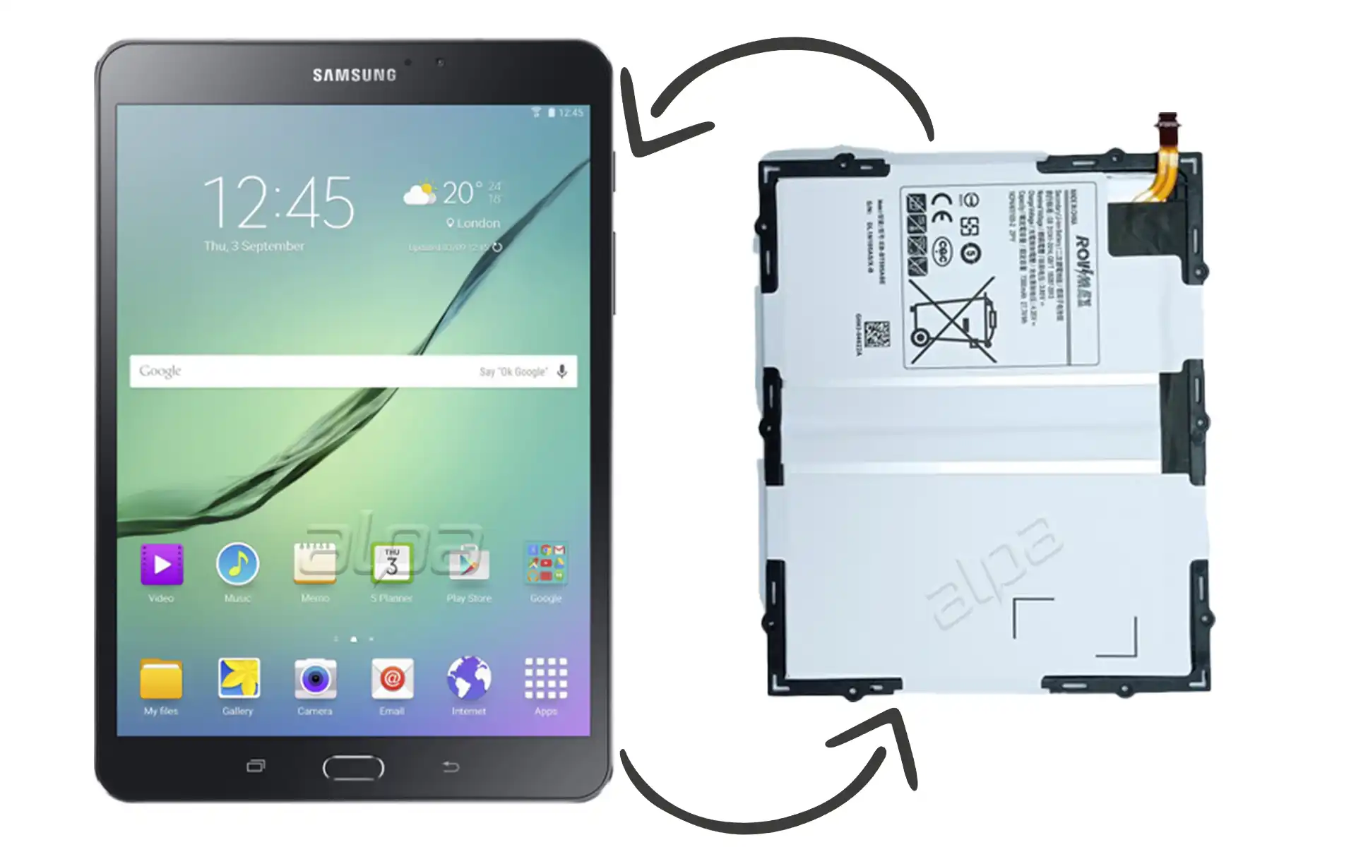 Samsung Galaxy Tab S2 SM-T810 Batarya Değişimi Fiyatı