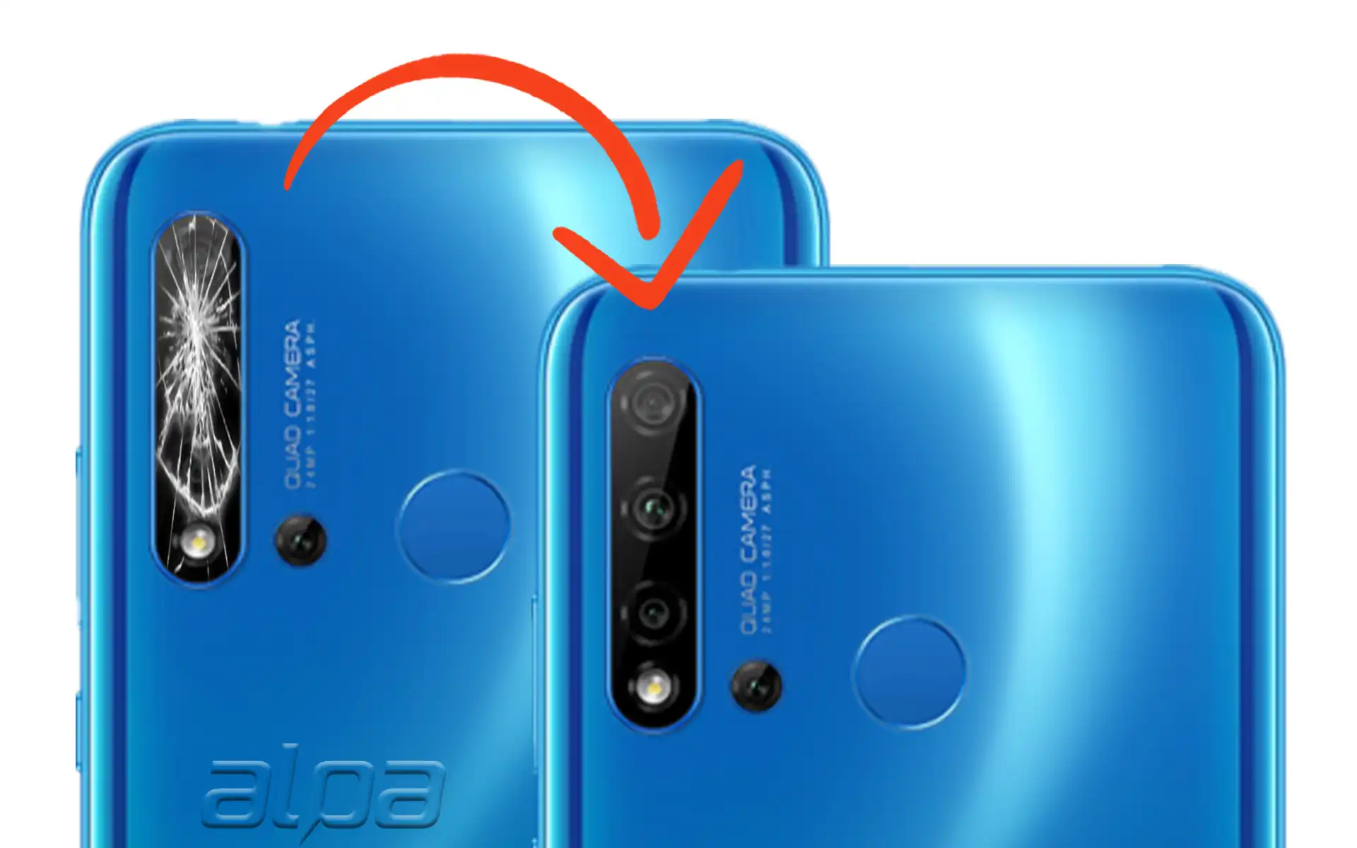 Huawei Nova 5i Kamera Camı Değişimi Fiyatı