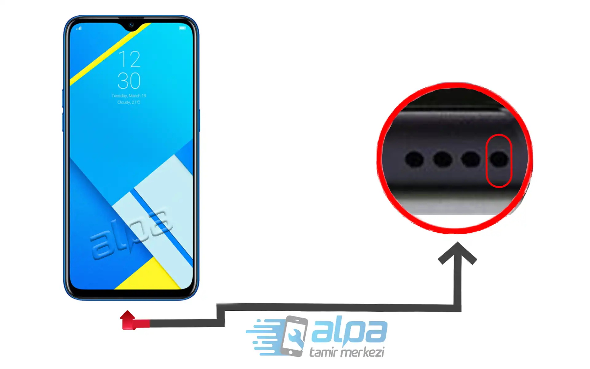 Realme C2 Mikrofon Değişimi Fiyatı