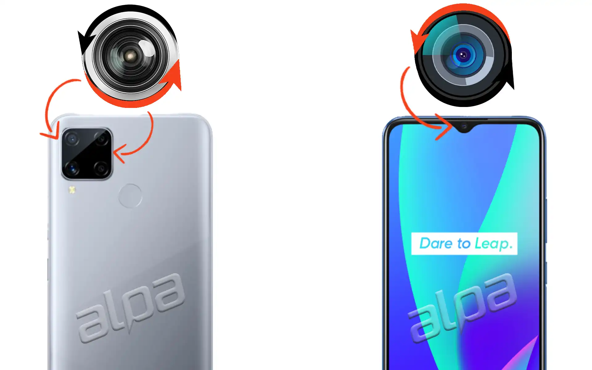 Realme C15 Ön, Arka Kamera Değişimi Fiyatı