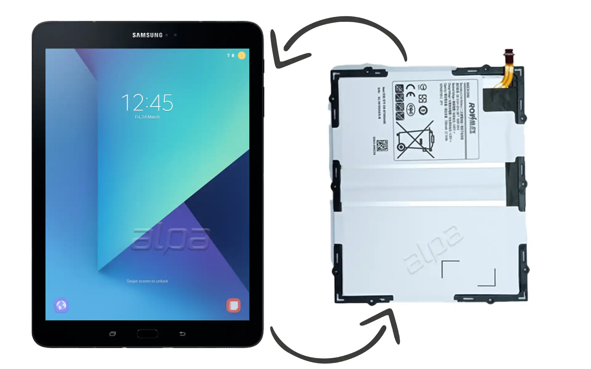 Samsung Galaxy Tab S3 SM-T820 Batarya Değişimi Fiyatı