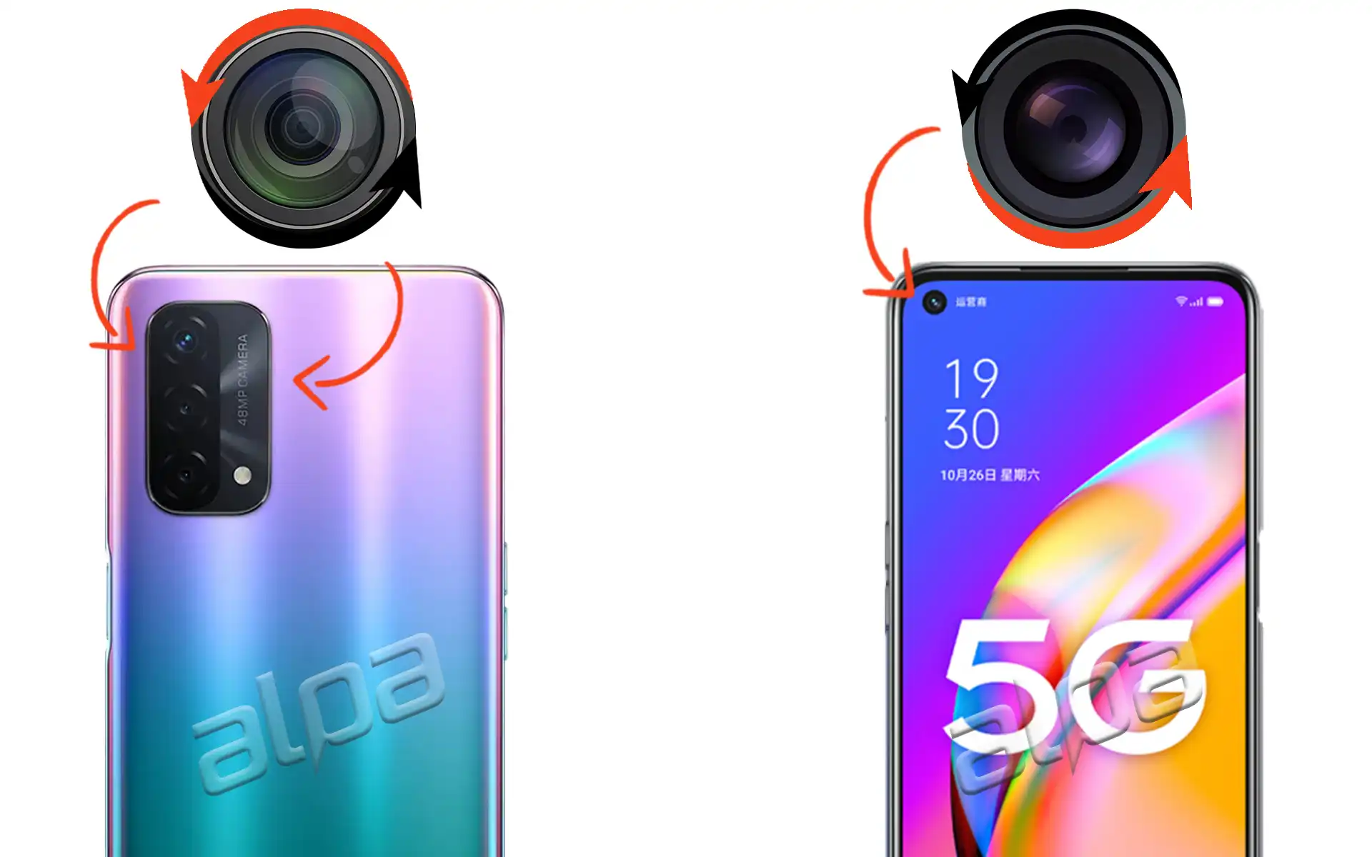 Oppo A93 5G Ön, Arka Kamera Değişimi Fiyatı