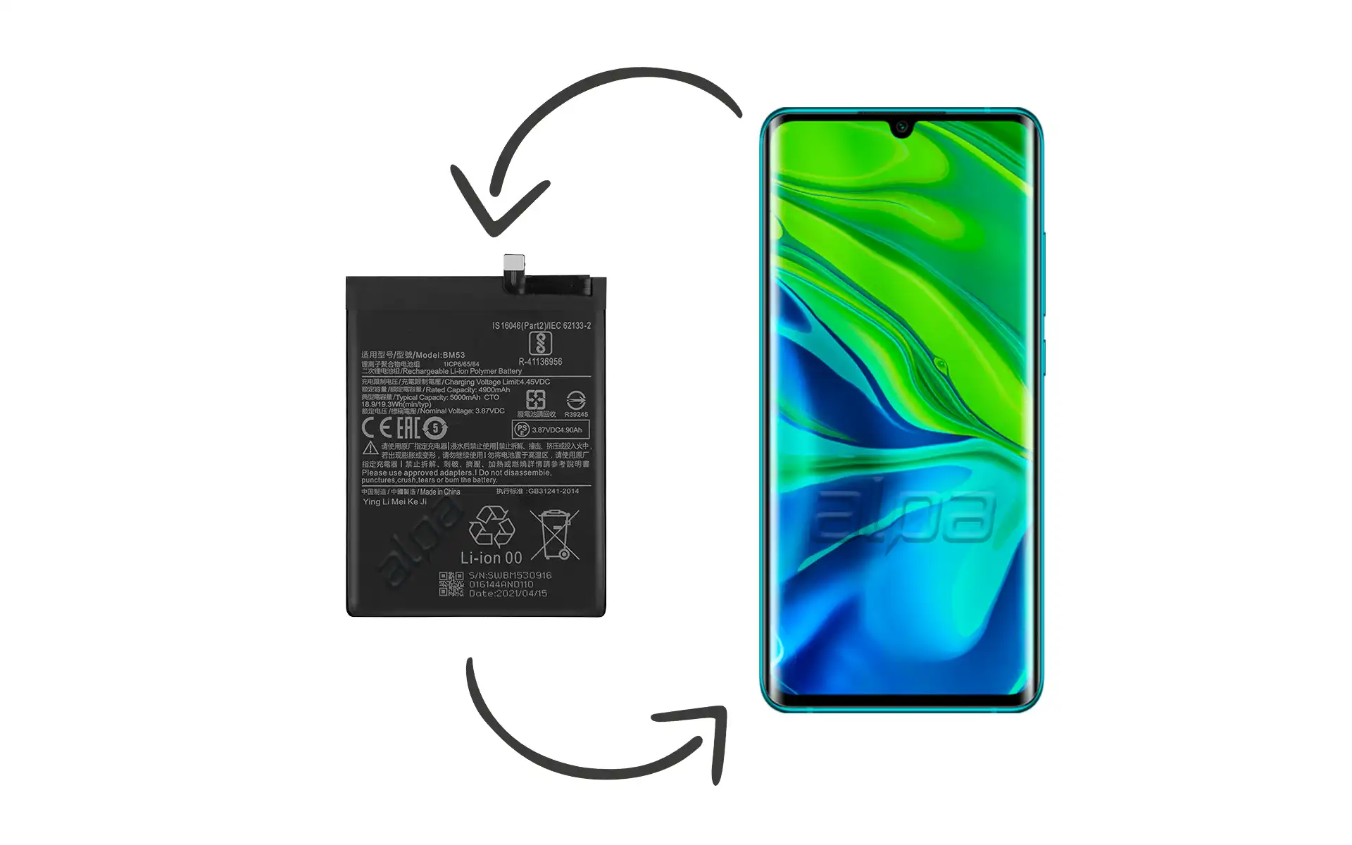 Xiaomi Mi Note 10 Pro Batarya Değişimi Fiyatı