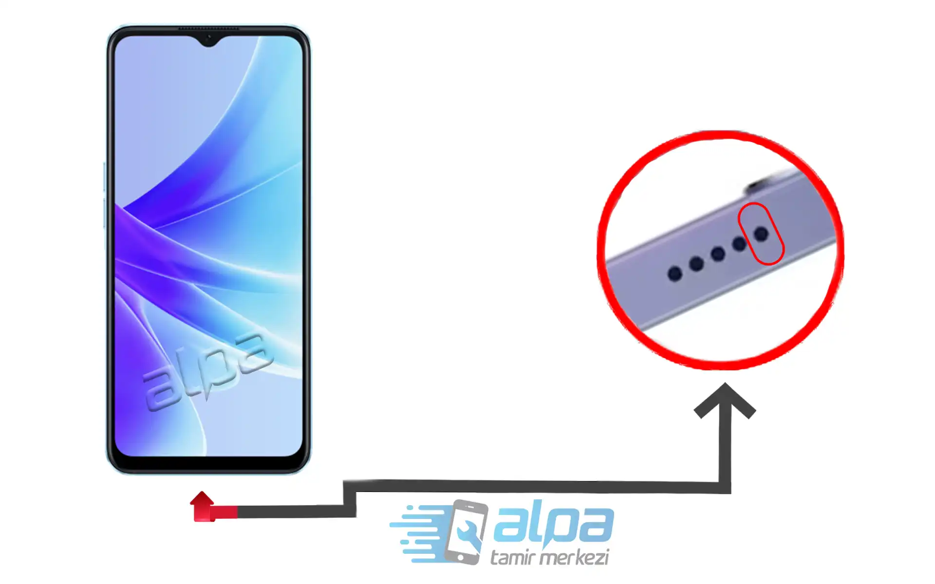 Oppo A57s Mikrofon Değişimi Fiyatı