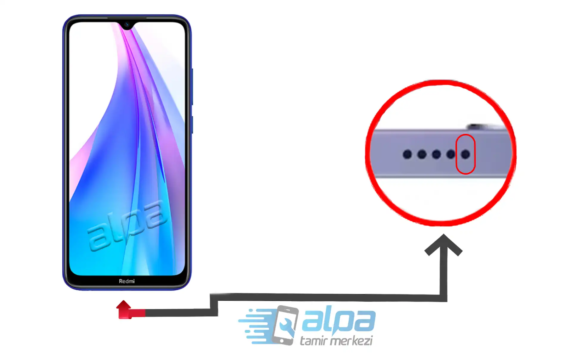 Redmi Note 8T Mikrofon Değişimi Fiyatı