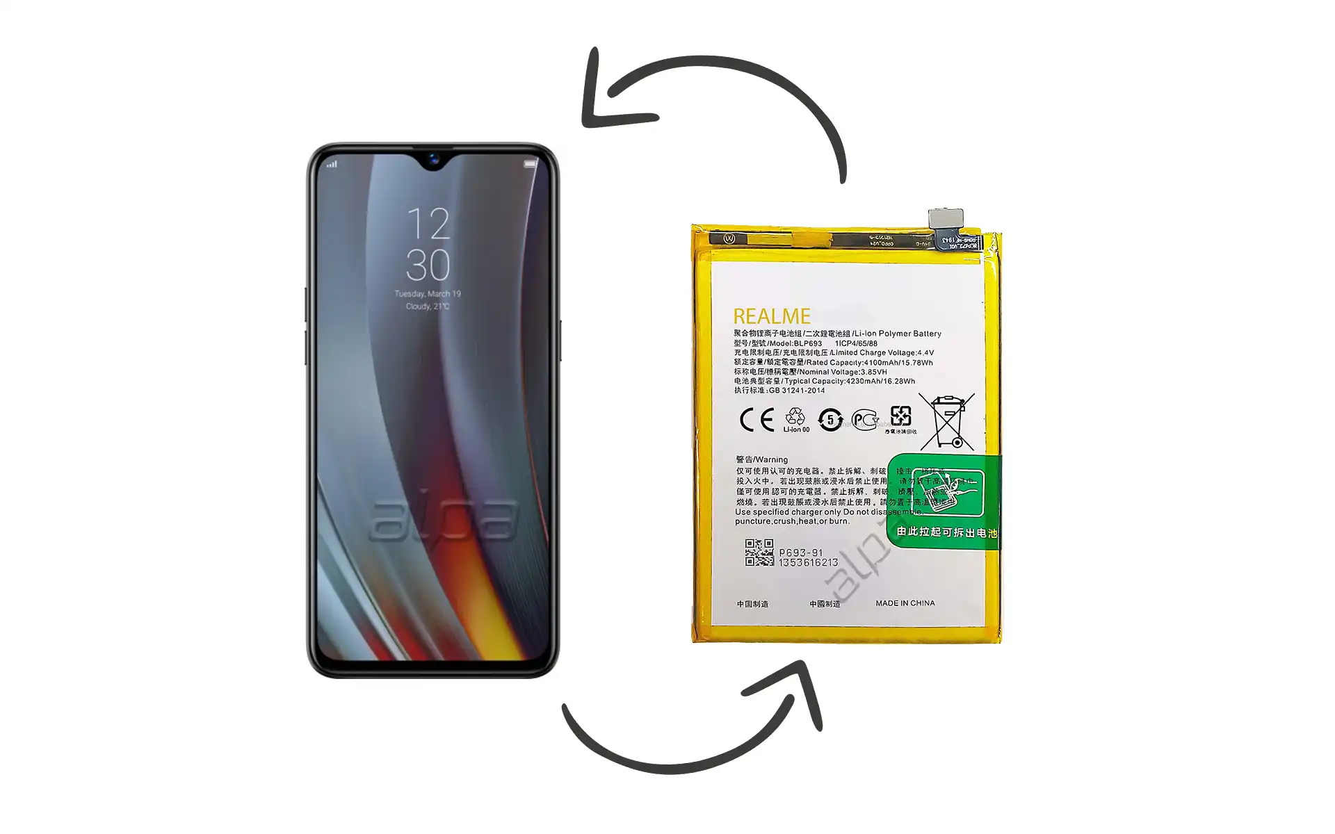 Realme 3 Pro Batarya Değişimi Fiyatı