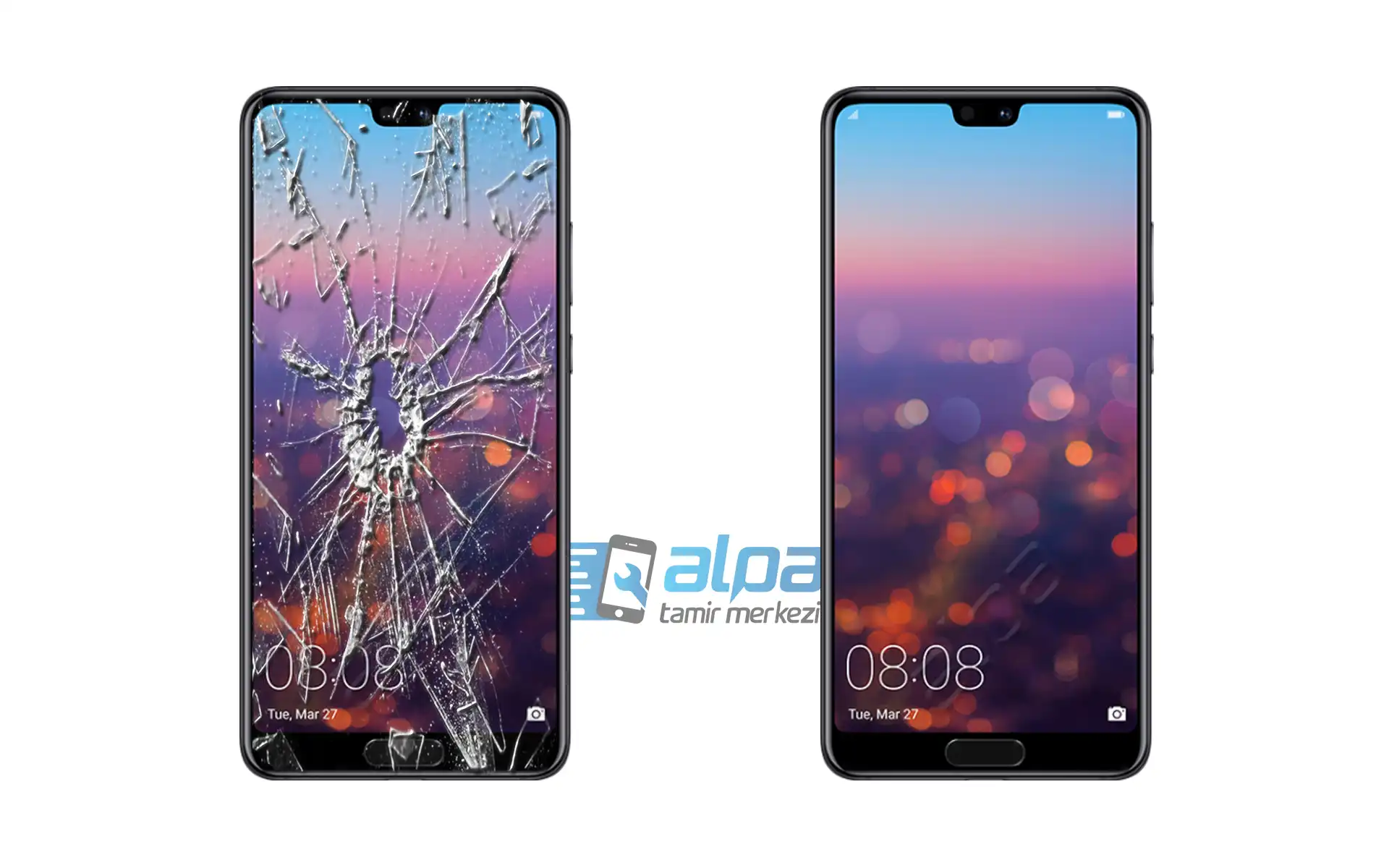 Huawei P20 Ön Cam Değişimi Fiyatı