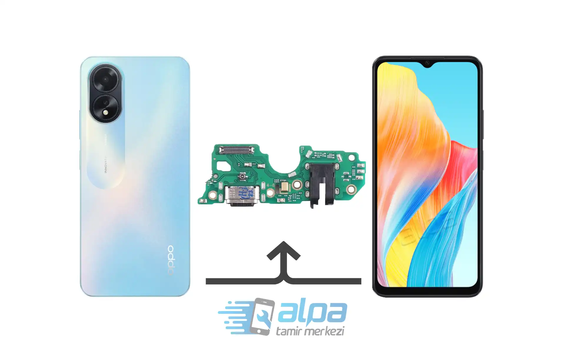 Oppo A18 Şarj Soketi Değişimi Fiyatı