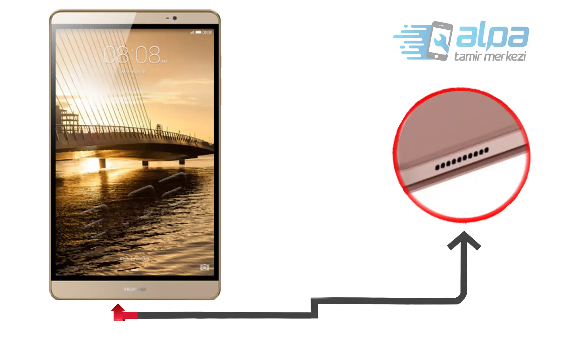 Huawei MediaPad M2 Hoparlör Değişimi Fiyatı