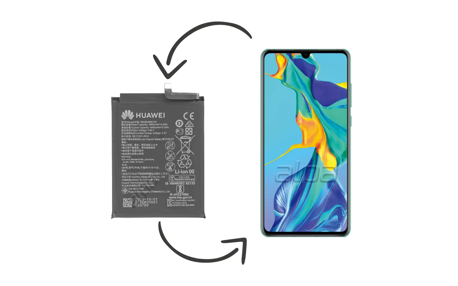 Huawei P30 Batarya Değişimi Fiyatı