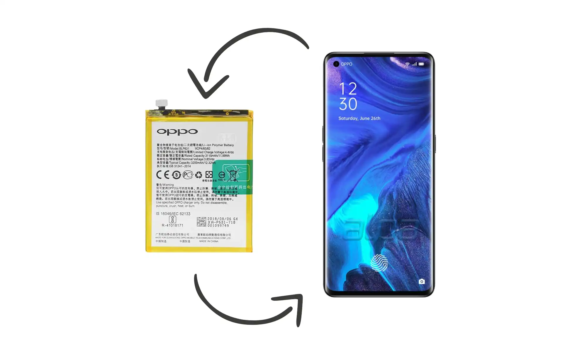 Oppo Reno 4 Pro Batarya Değişimi Fiyatı