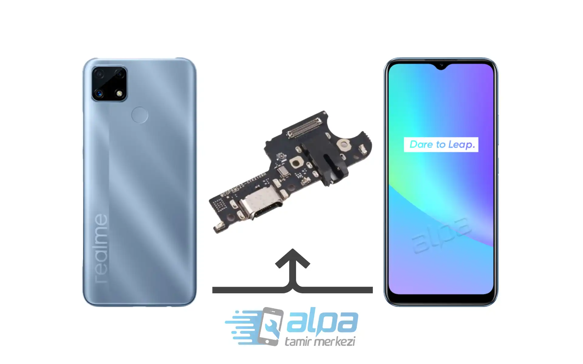 Realme C25 Şarj Soketi Değişimi Fiyatı