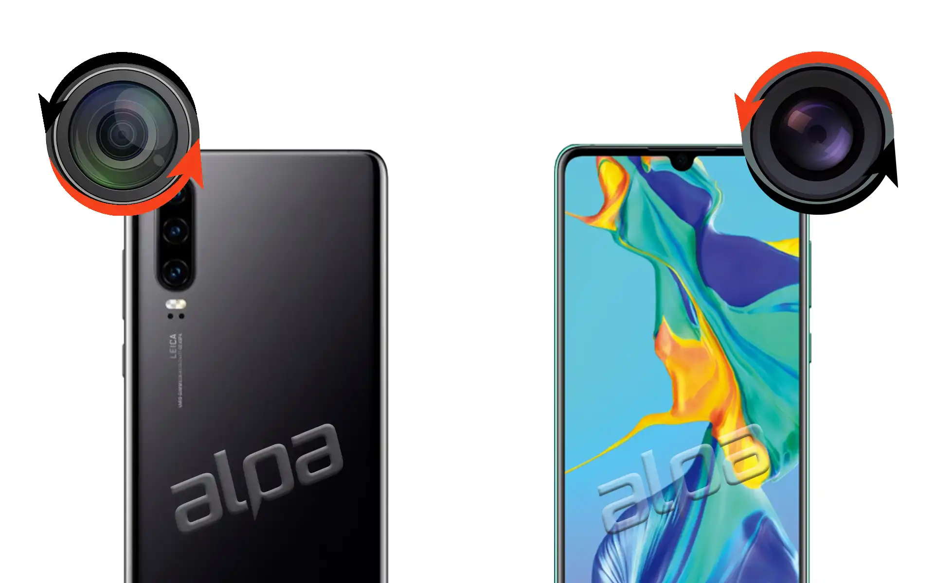 Huawei P30 Ön, Arka Kamera Değişimi Fiyatı