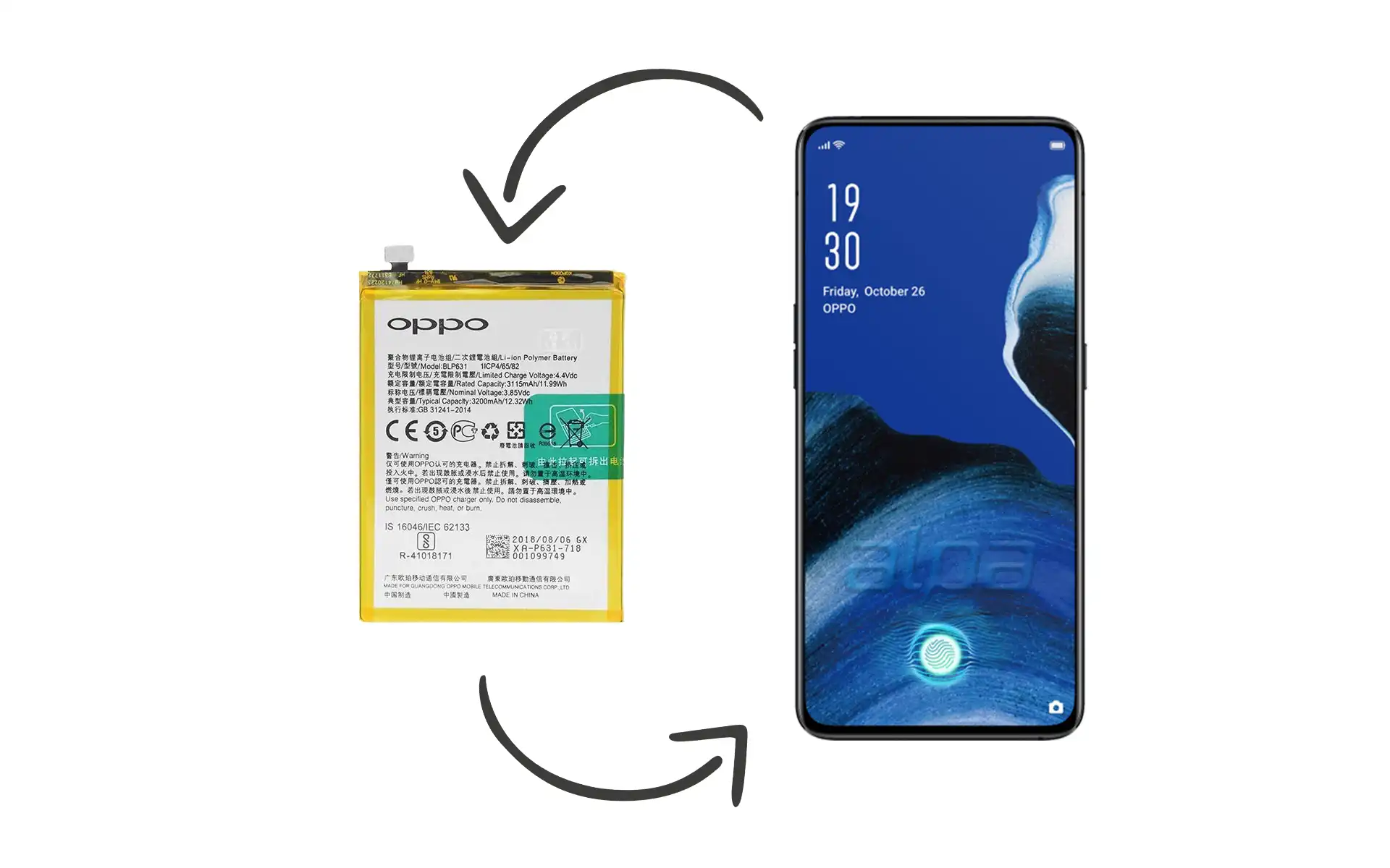 Oppo Reno 2 Batarya Değişimi Fiyatı