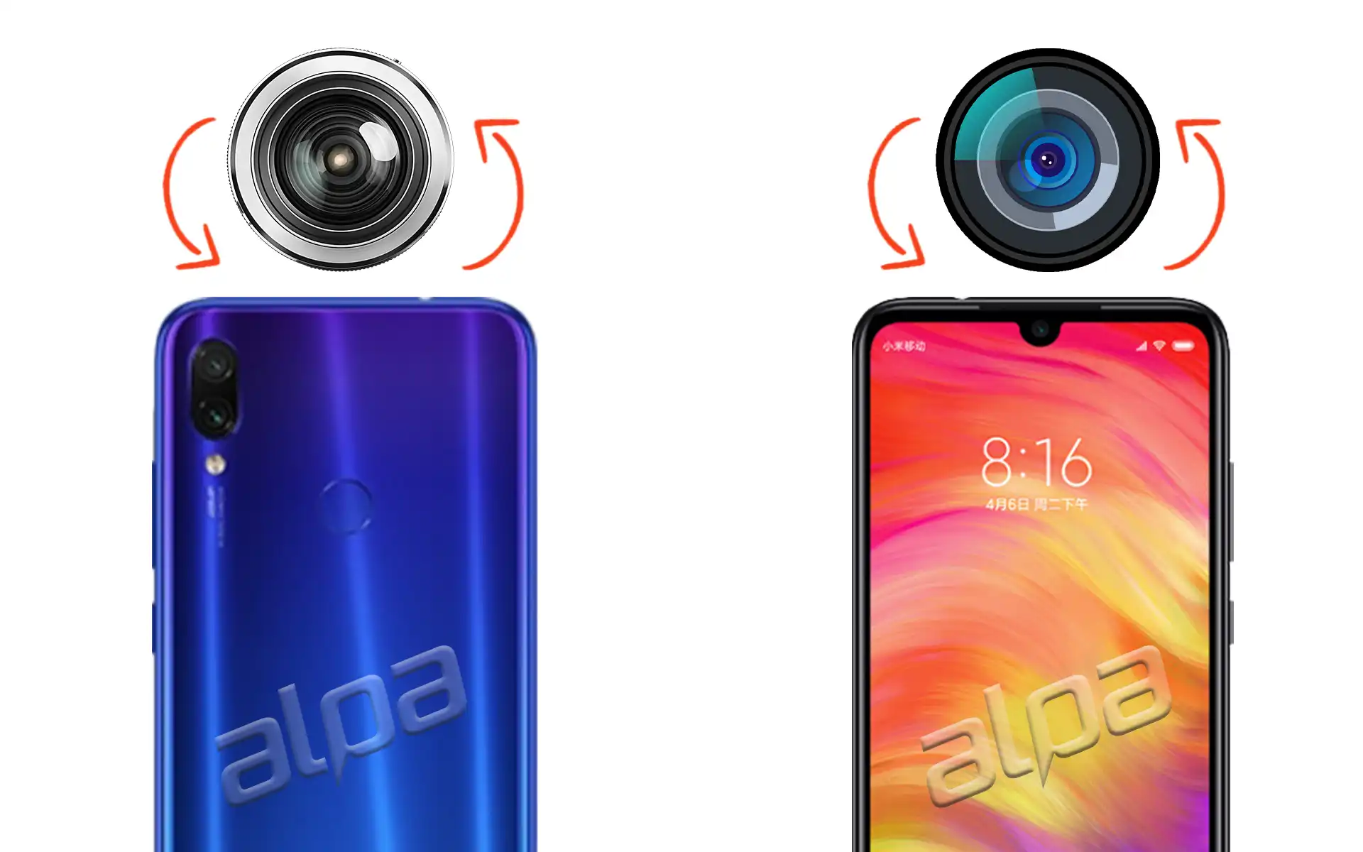 Redmi Note 7 Ön, Arka Kamera Değişimi