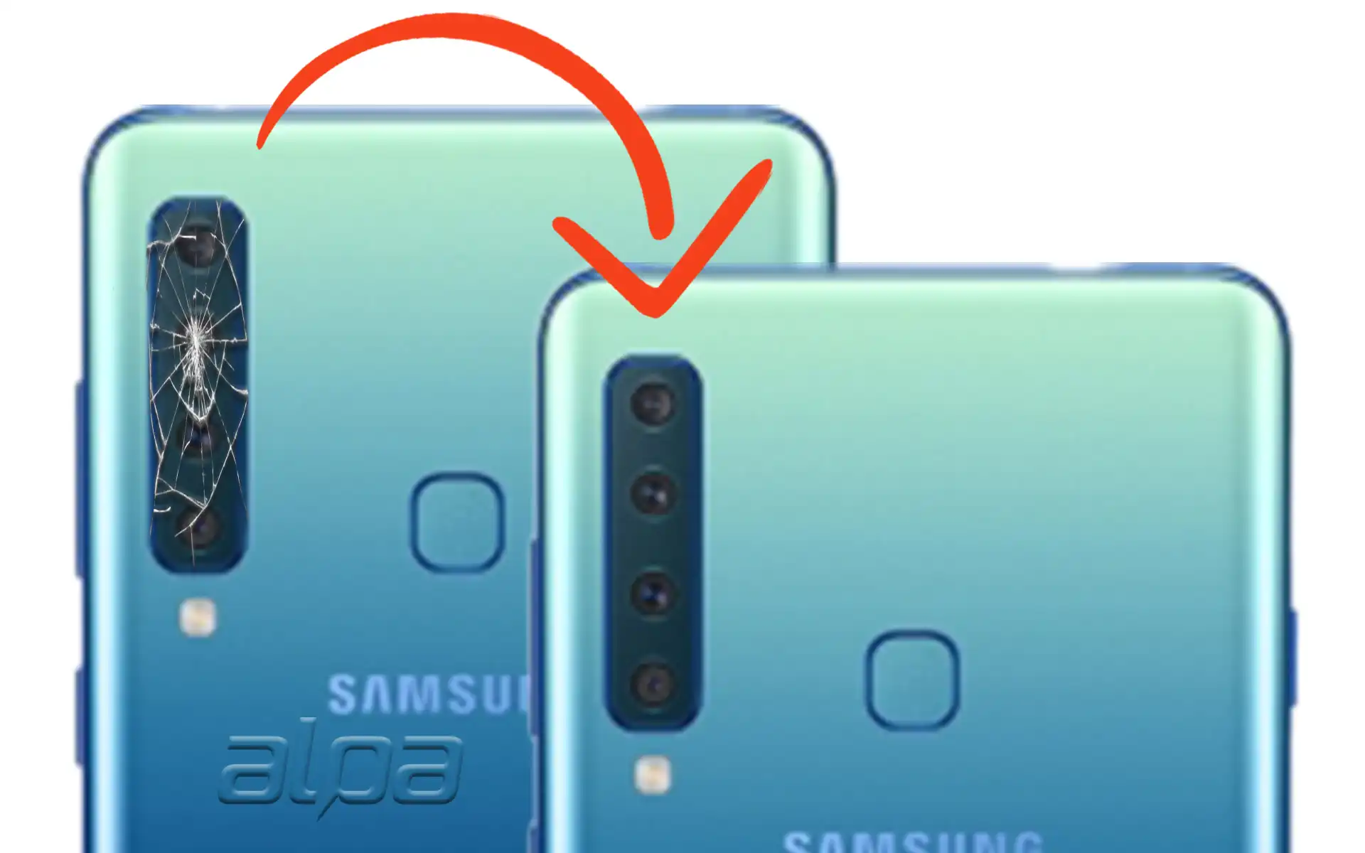 Samsung Galaxy A9 (2018) Kamera Camı Değişimi Fiyatı