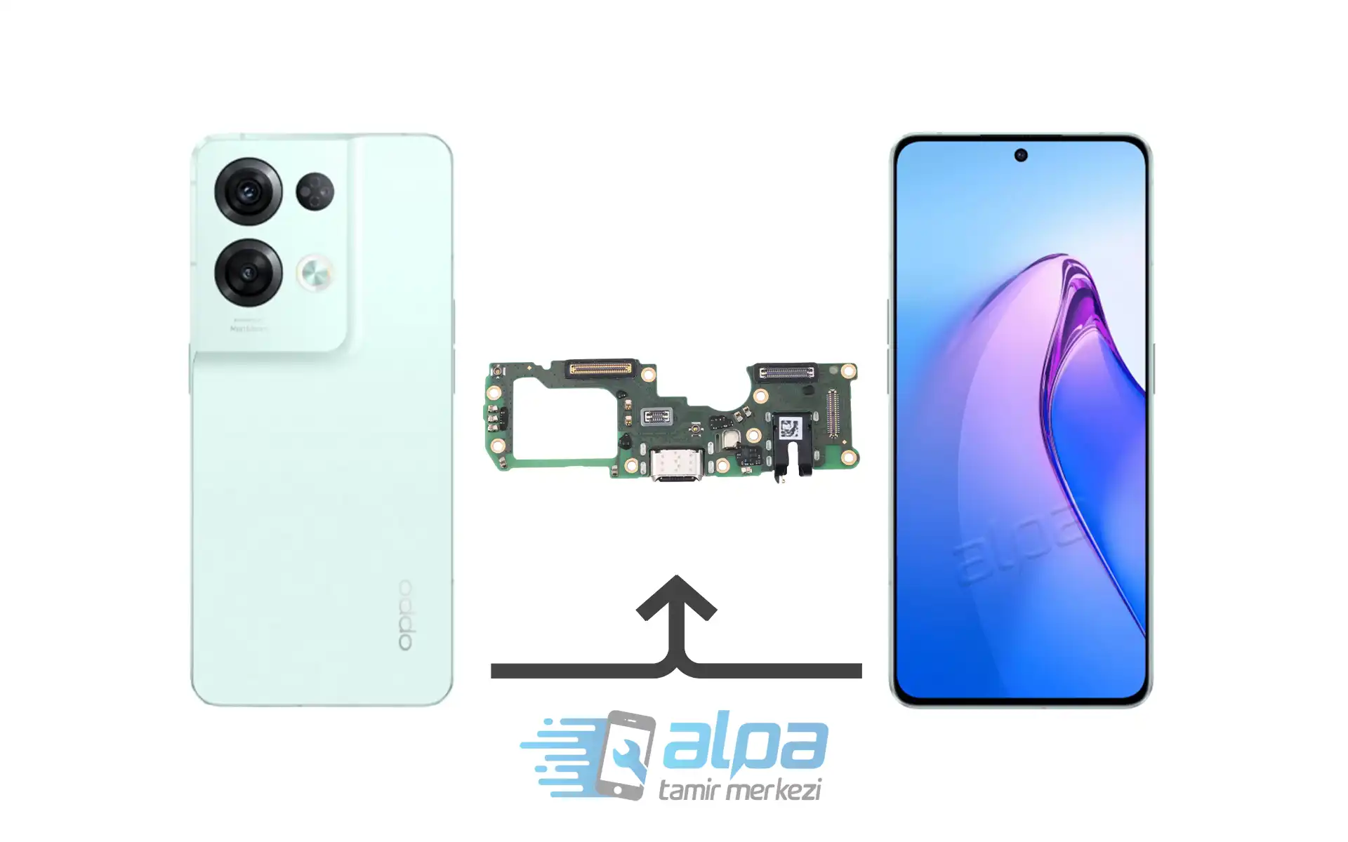 Oppo Reno 8 Pro Şarj Soketi Değişimi Fiyatı