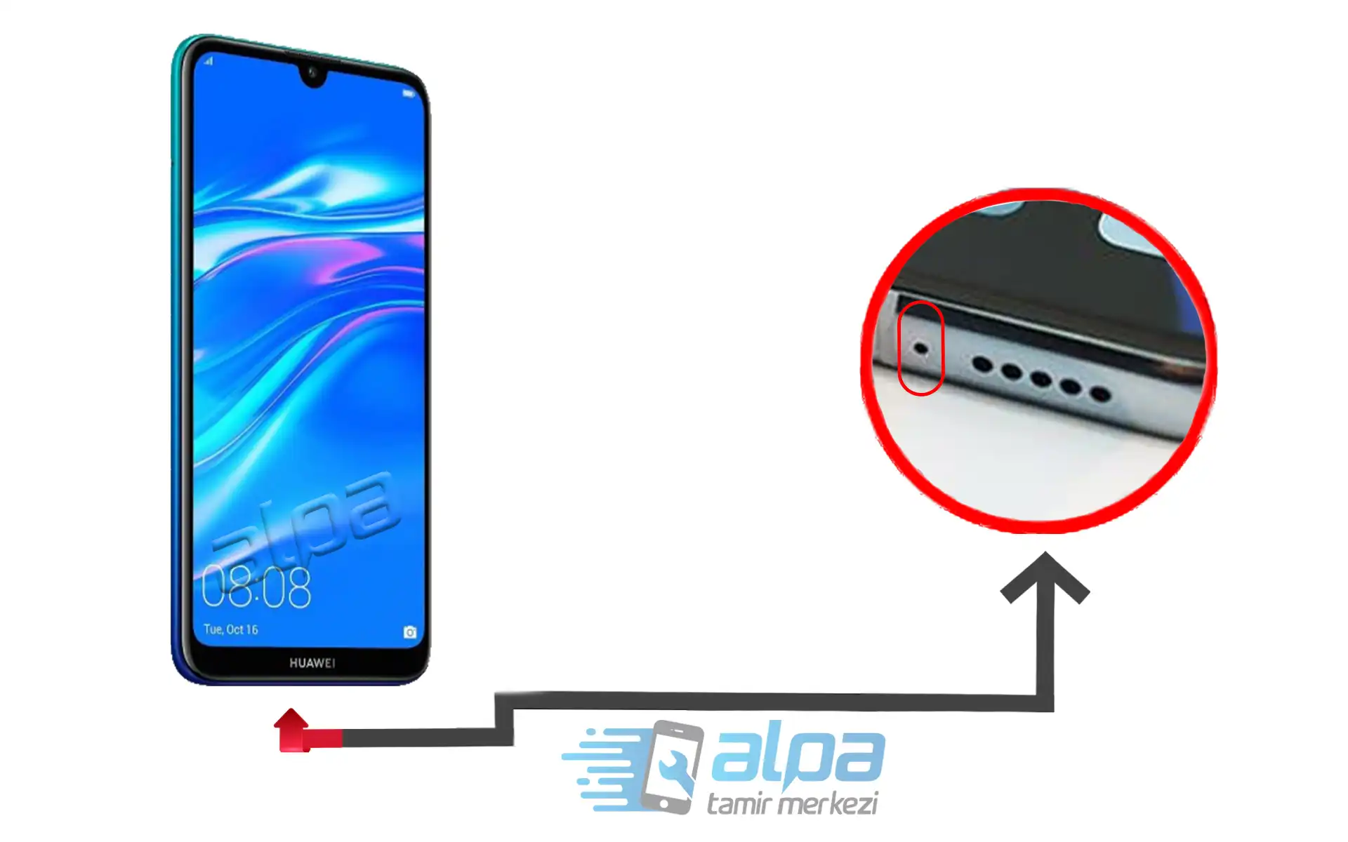 Huawei Y7 Prime 2019 Mikrofon Değişimi Fiyatı