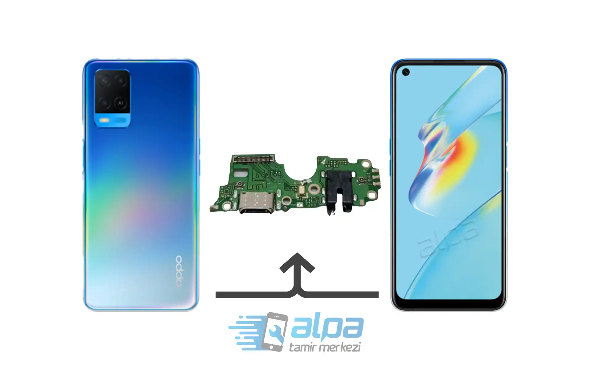 Oppo A54 Şarj Soketi Değişimi Fiyatı