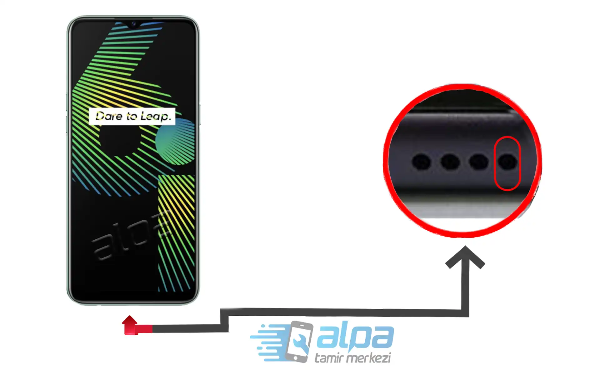 Realme 6i Mikrofon Değişimi Fiyatı