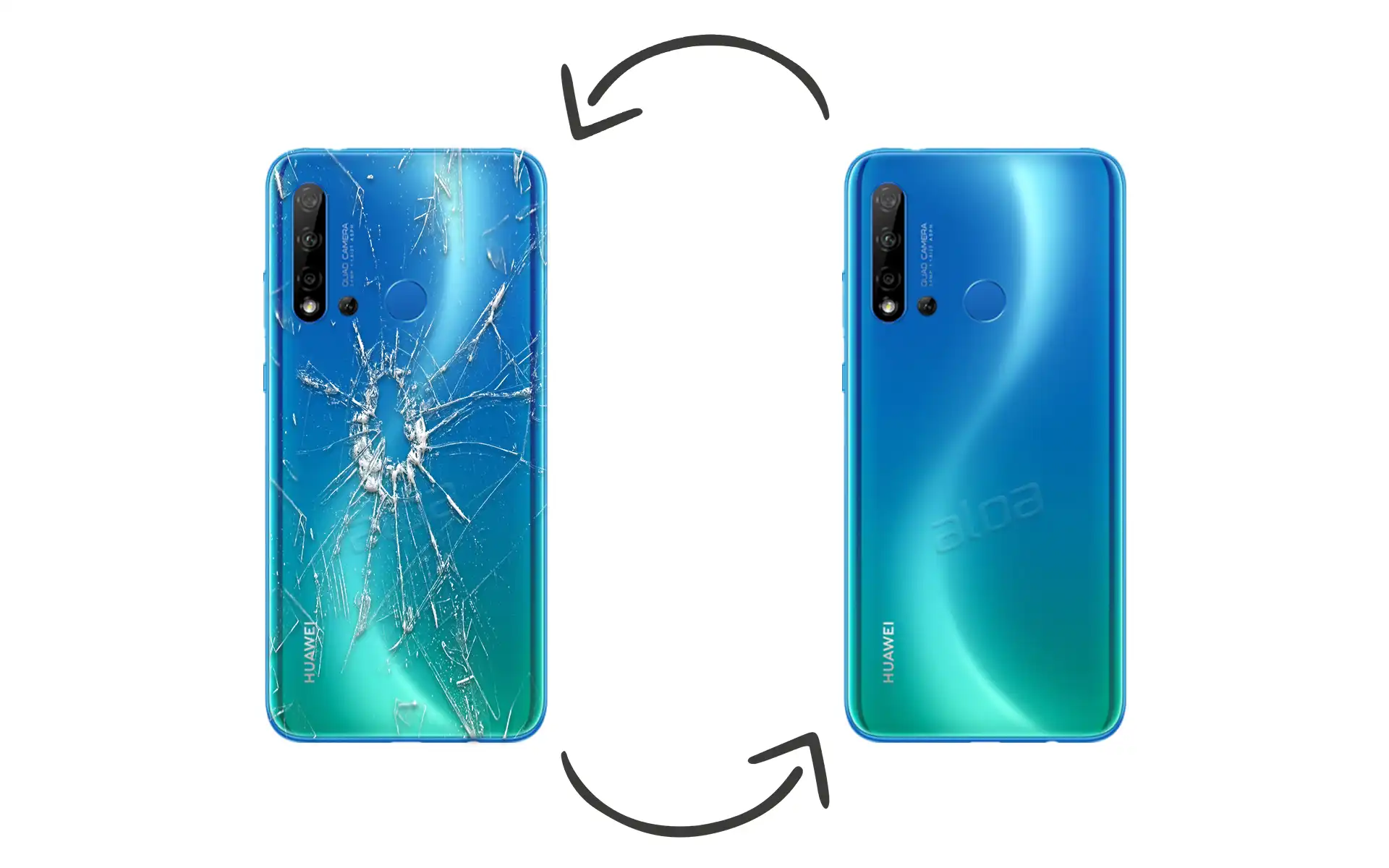 Huawei Nova 5i Arka Cam Değişimi Fiyatı