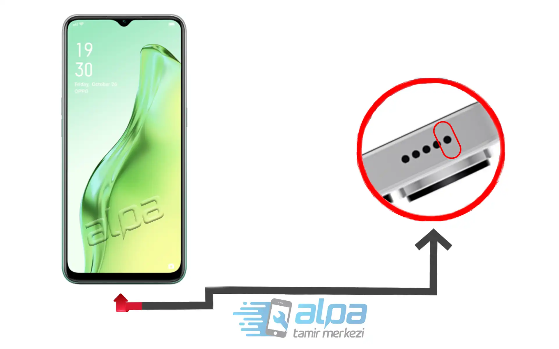 Oppo A31 Mikrofon Değişimi Fiyatı