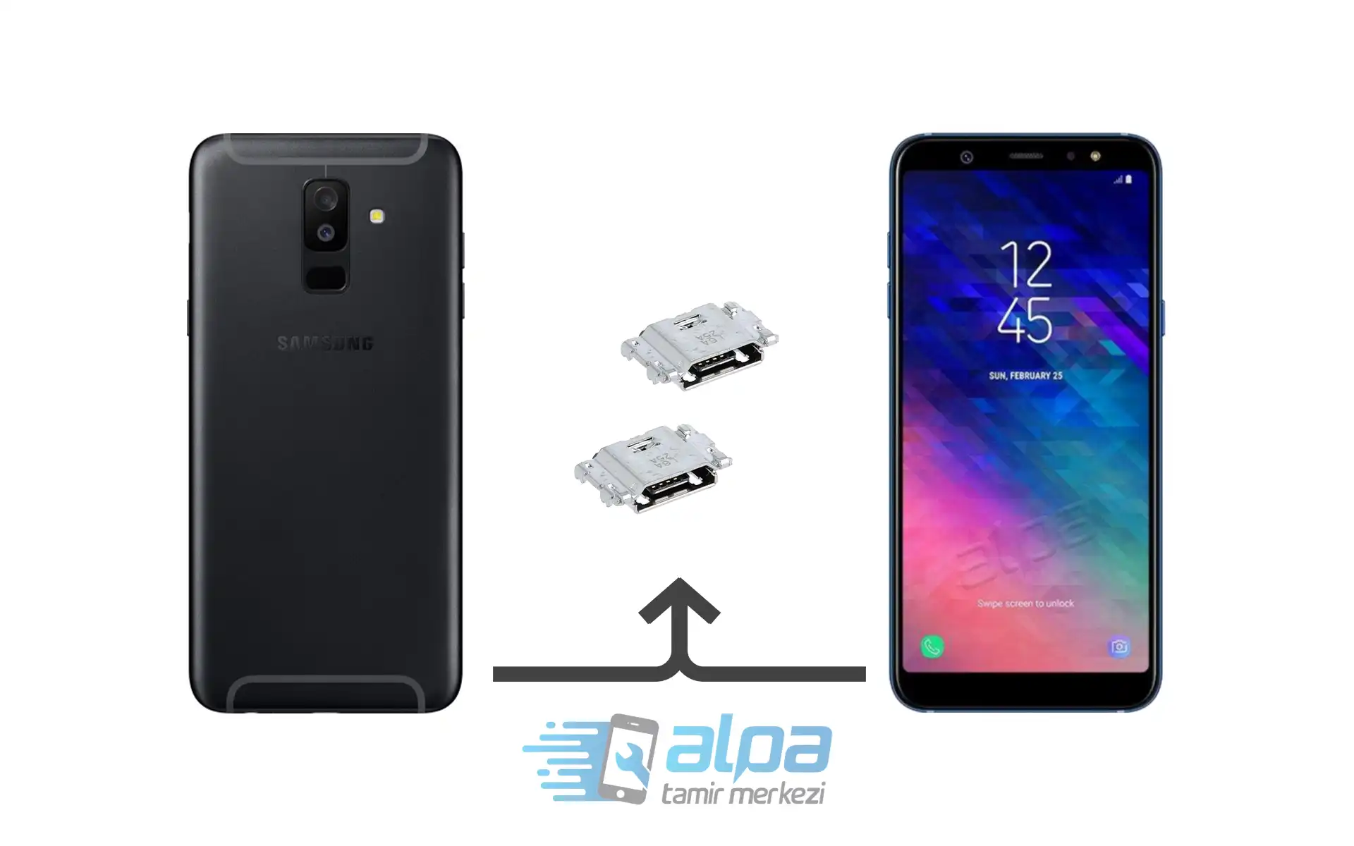 Samsung Galaxy A6 Plus Şarj Soketi Değişimi Fiyatı