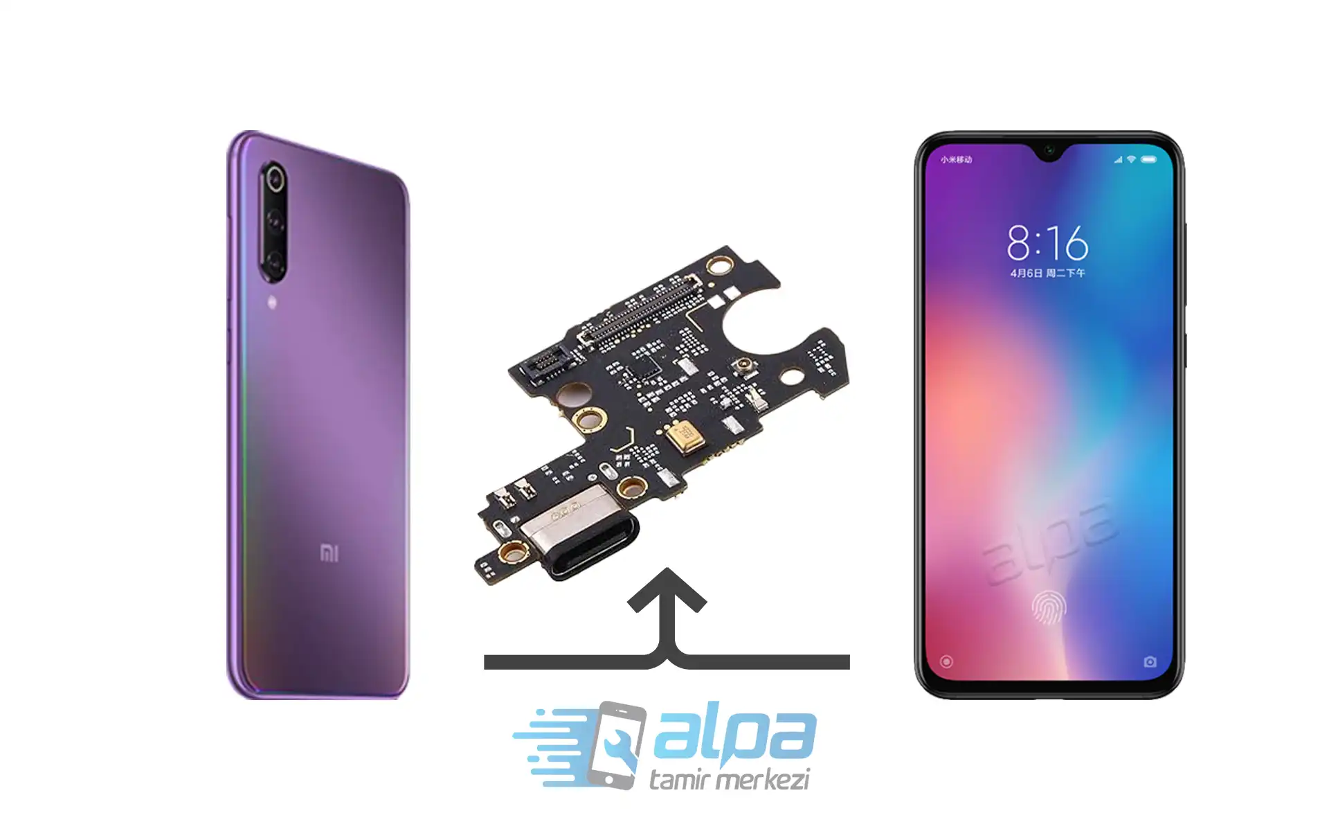 Xiaomi Mi 9 SE Şarj Soketi Değişimi Fiyatı