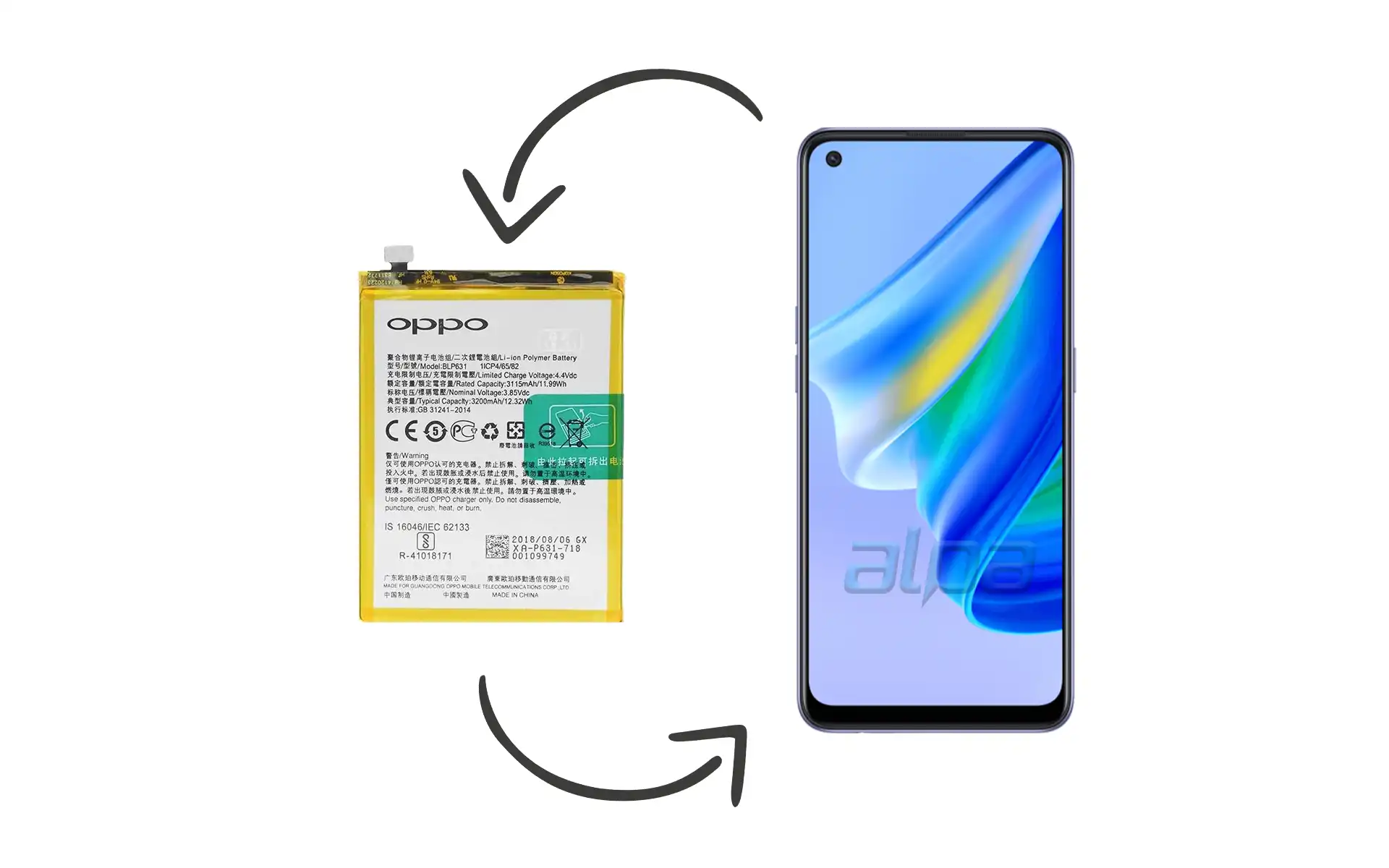 Oppo Reno 6 Lite Batarya Değişimi Fiyatı