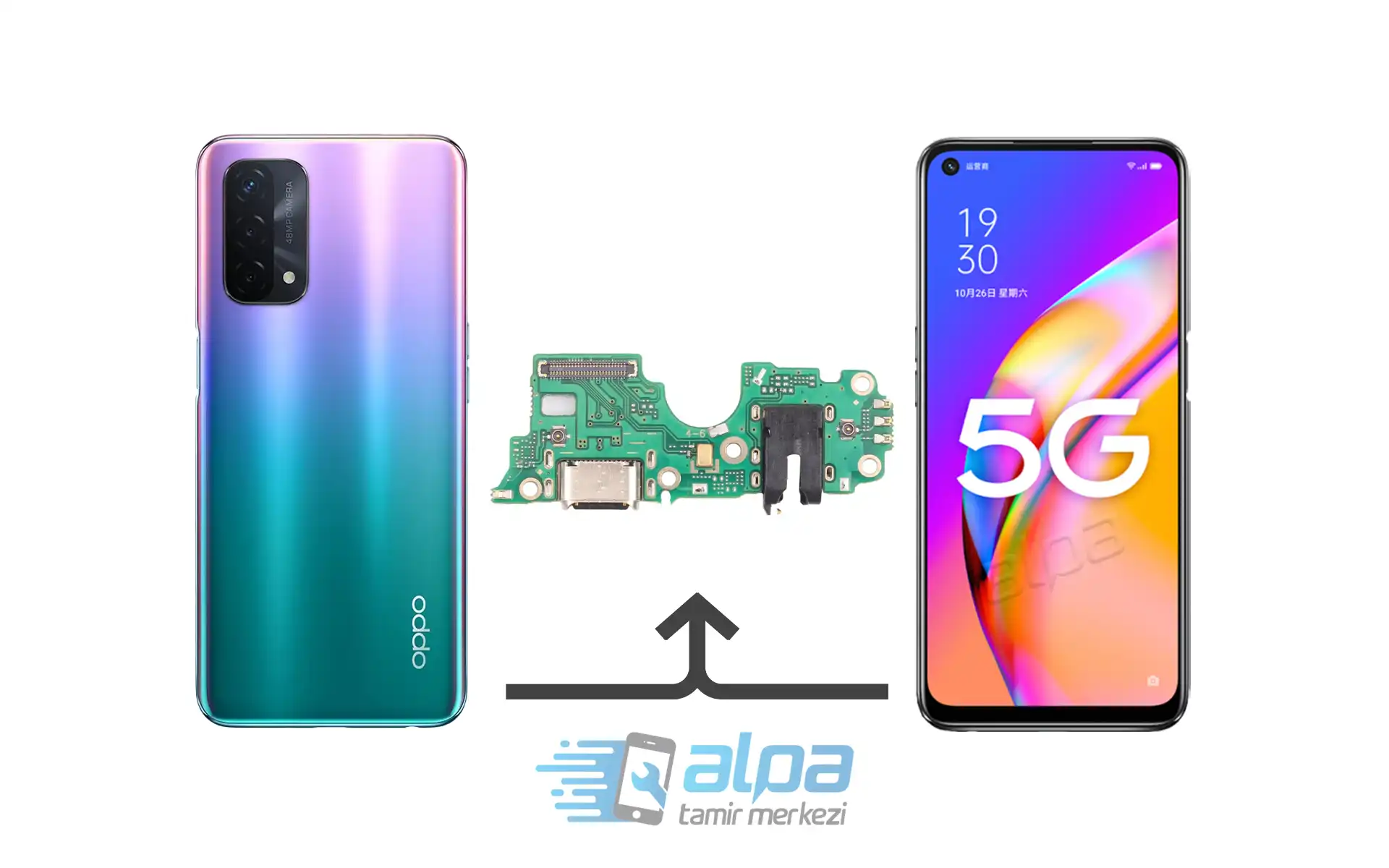 Oppo A93 5G Şarj Soketi Değişimi Fiyatı