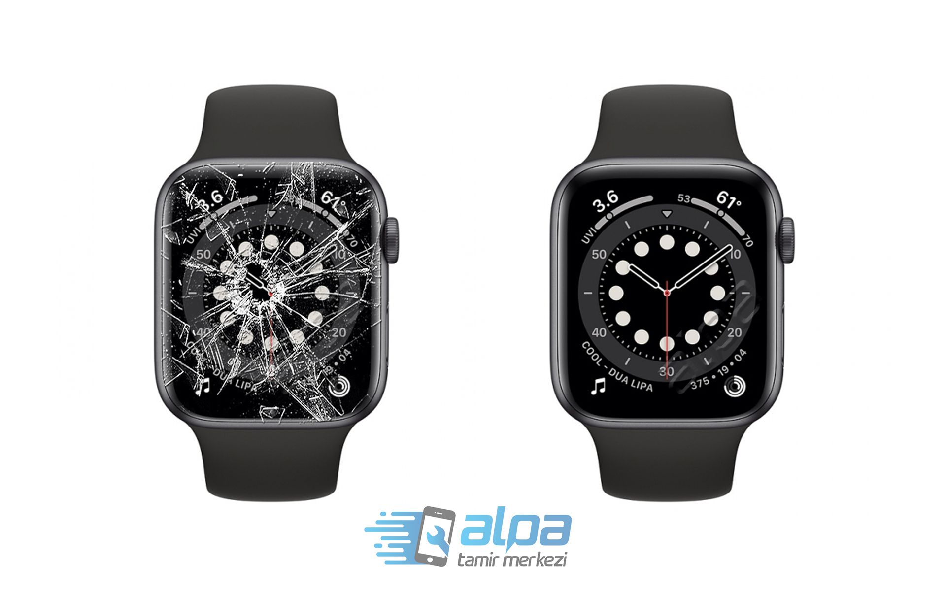 Apple Watch S6 44MM Ön Cam Değişimi Fiyatı