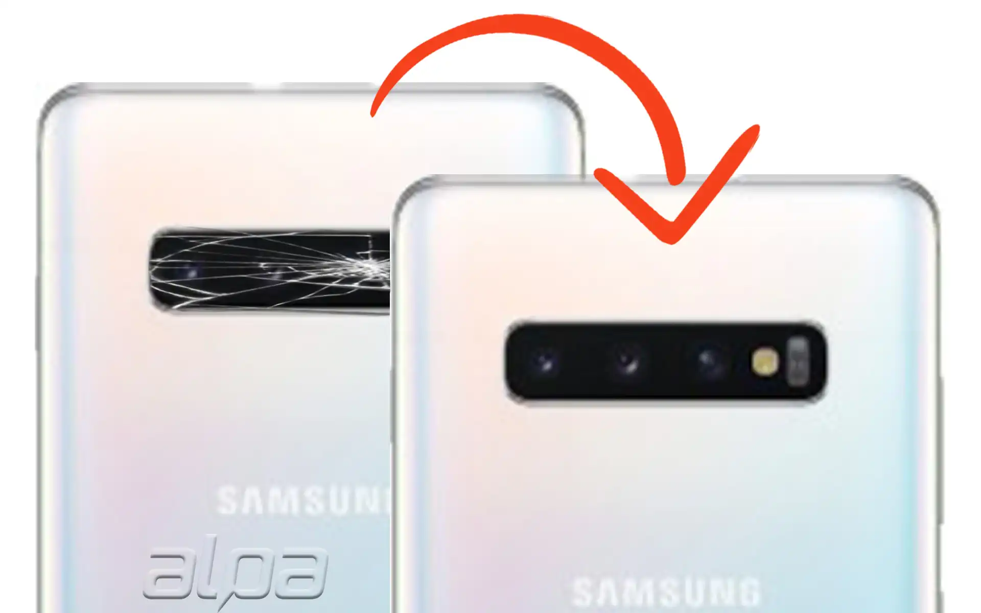 Samsung Galaxy S10 Plus Kamera Camı Değişimi Fiyatı