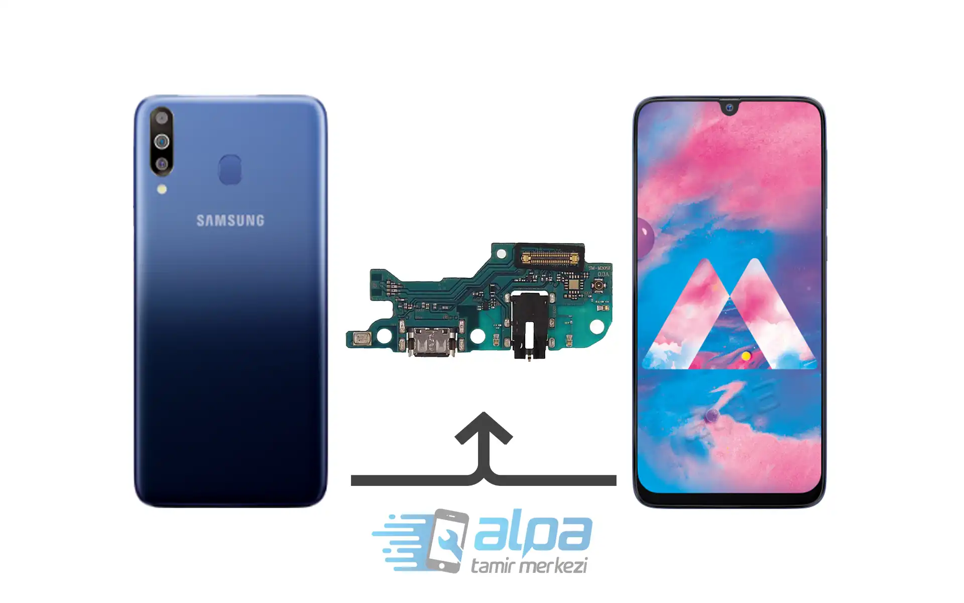 Samsung Galaxy M30 Şarj Soketi Değişimi Fiyatı