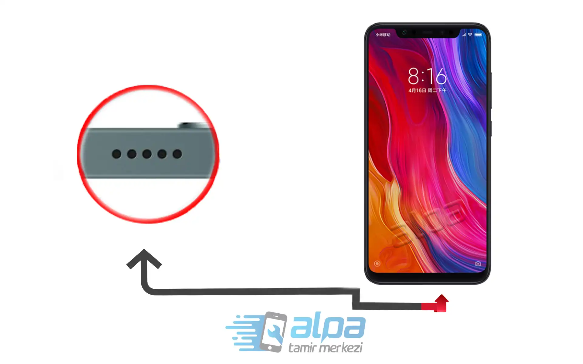 Xiaomi Mi 8 Hoparlör Değişimi Fiyatı